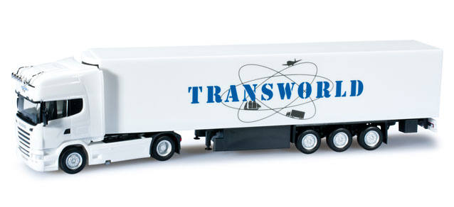 Scania R TL refrigerated box semitrailer "Transworld"