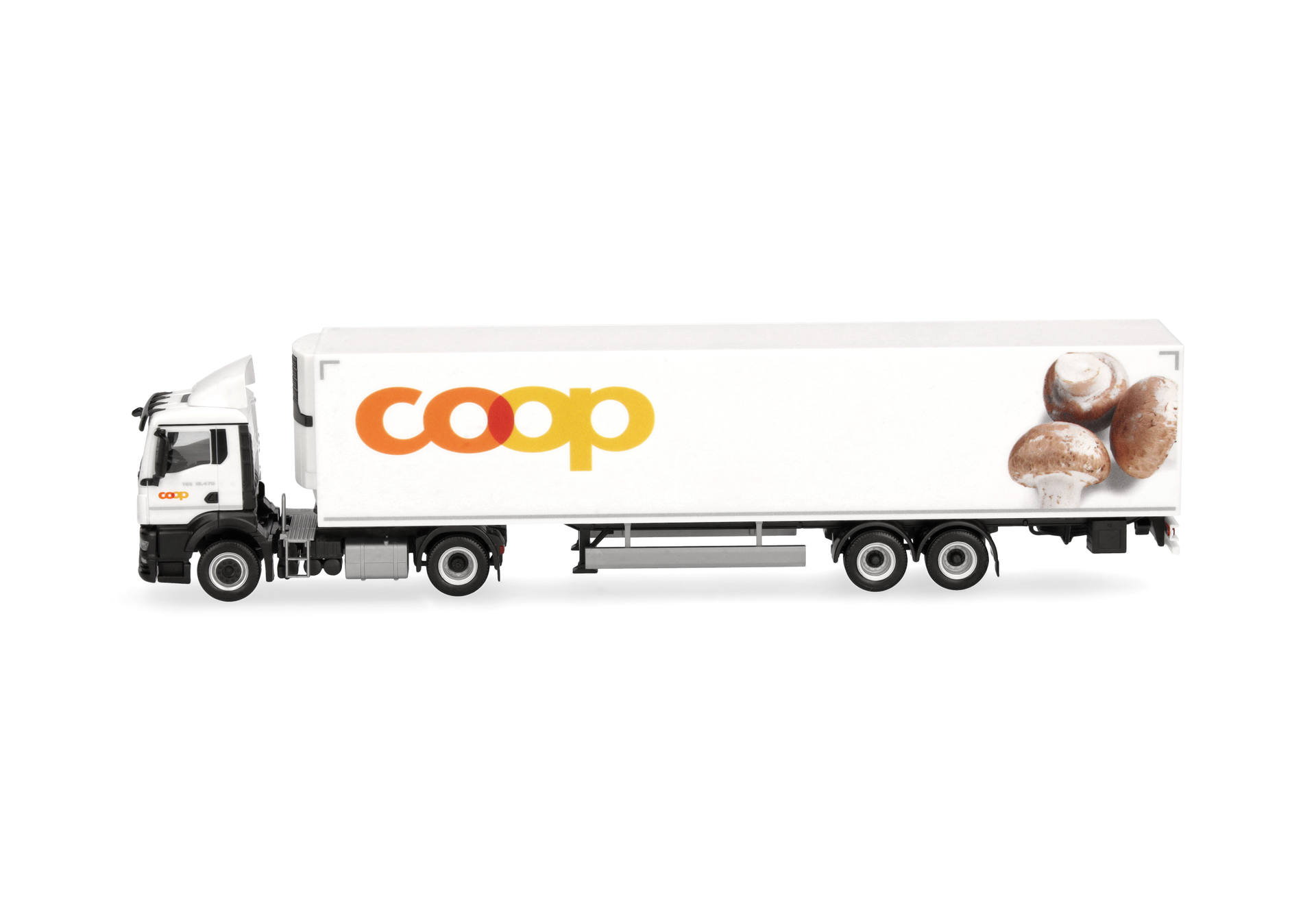 MAN TGS NN refrigerated box semitrailer truck "coop"