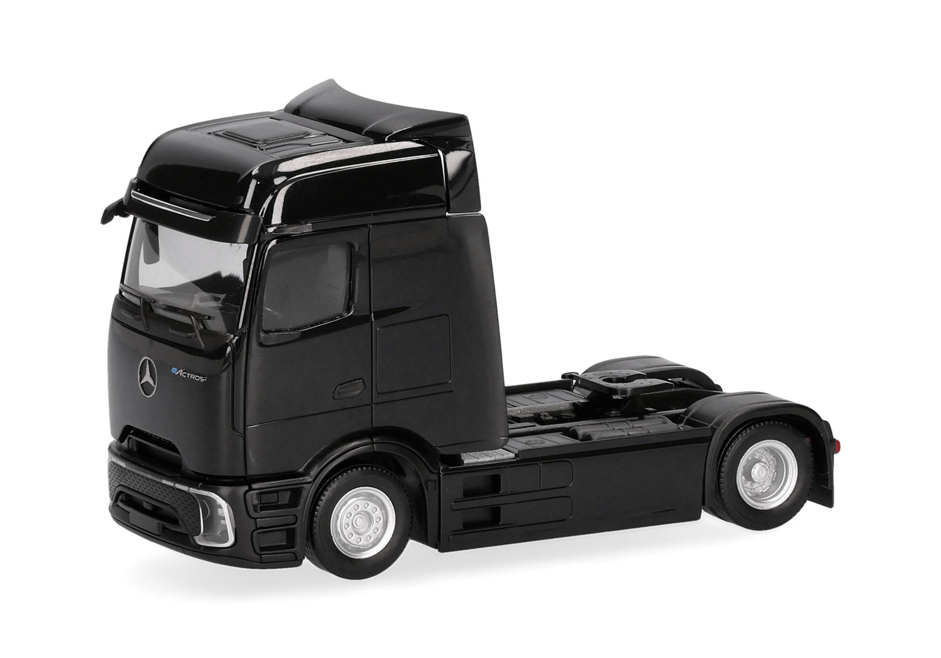 truck, model, semi-truck, cab, black, truck, tractor, cab, black, model