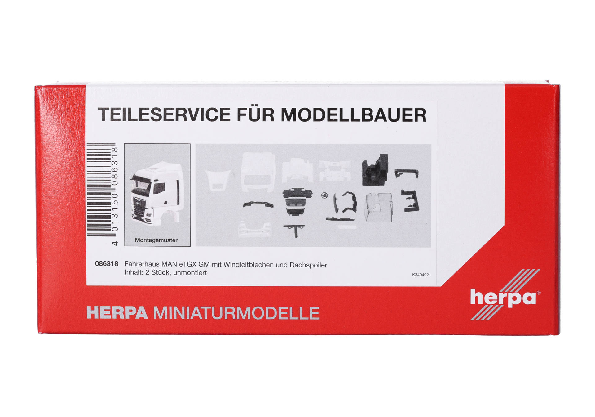 modeling kit, truck model, miniature kit, parts set, unassembled