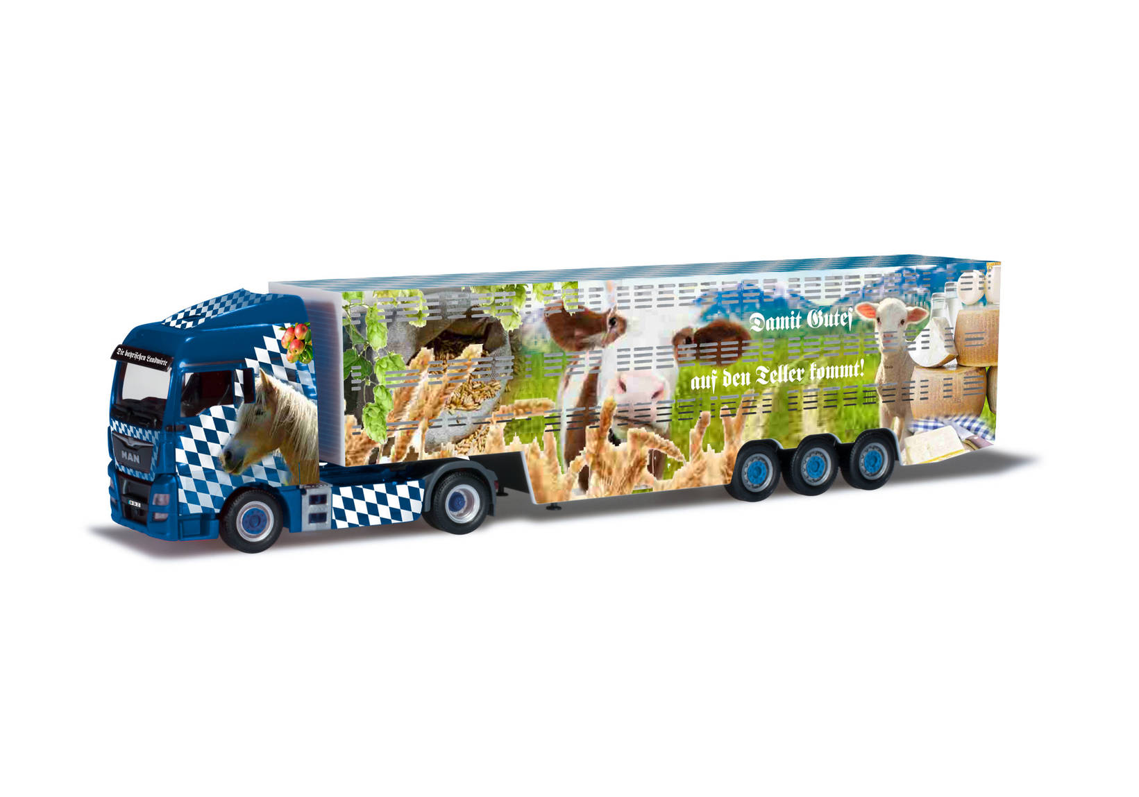 MAN TGX Viehtransporter "Bayern 13"