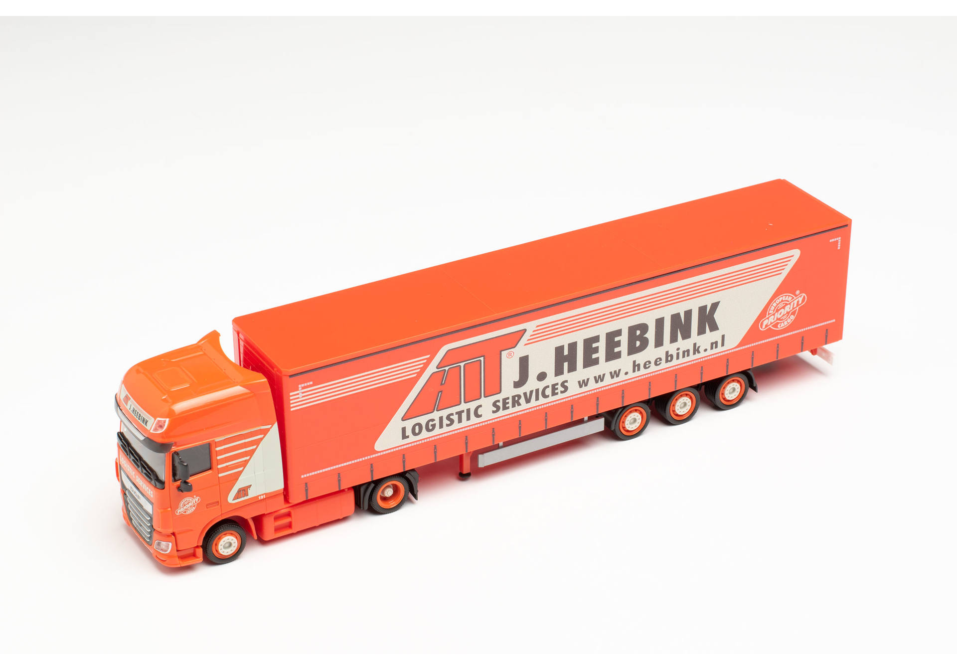 Volvo FH DAF XF SSC lowliner curtainside semitrailer „Heebink“