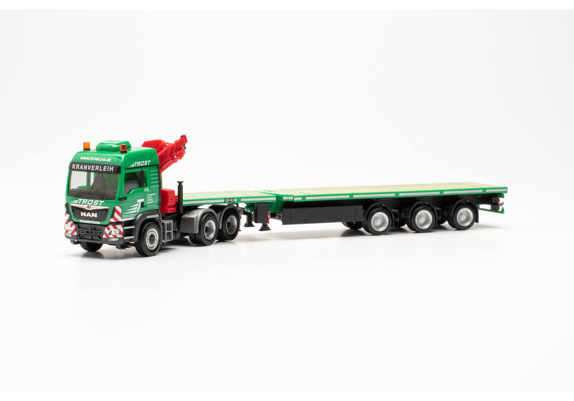 MAN TGS LX Euro 6c Teletrailer semitrailer Trost Traisen