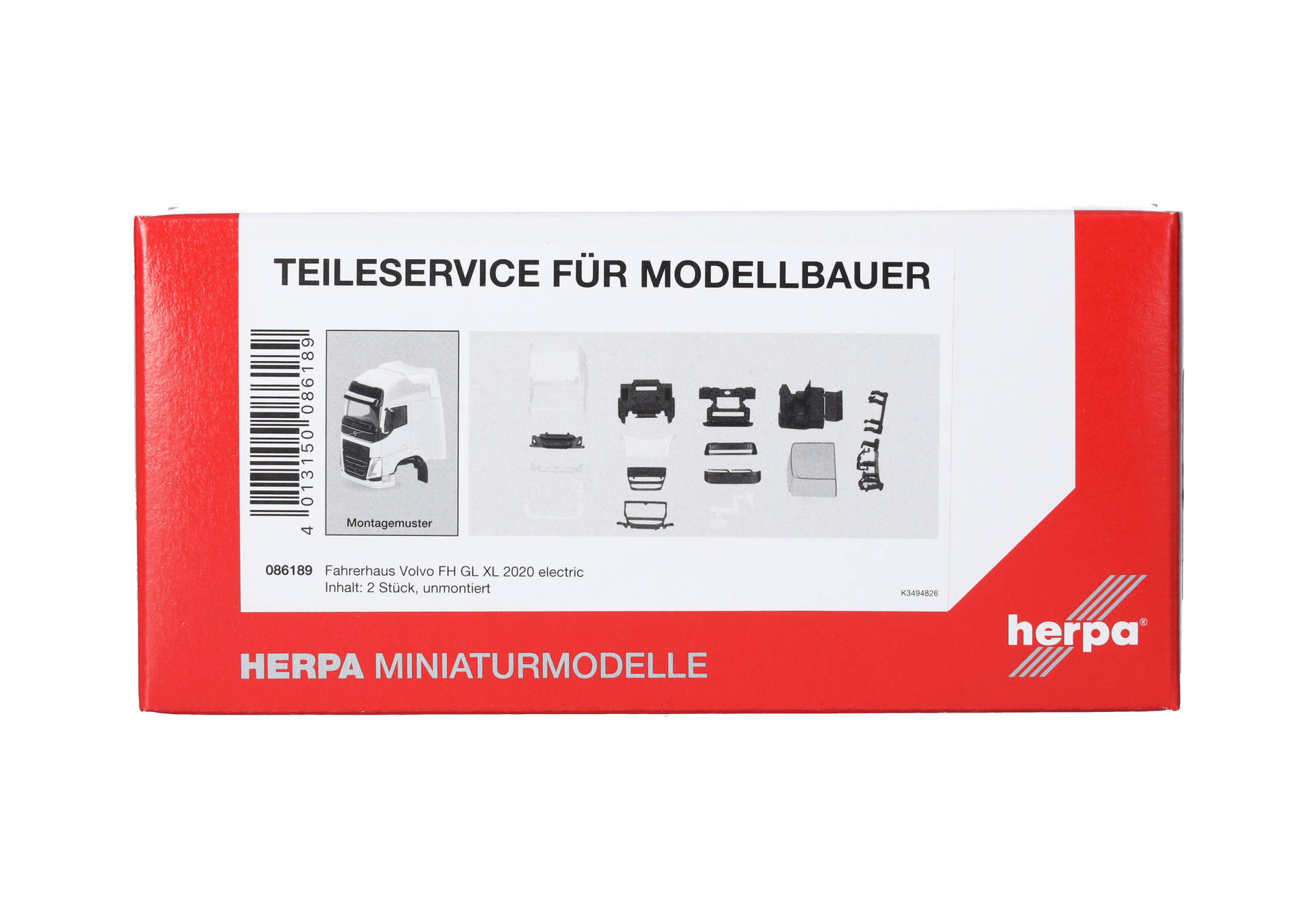 Teileservice: Fahrerhaus Volvo FH GL XL electric (2 Stück)