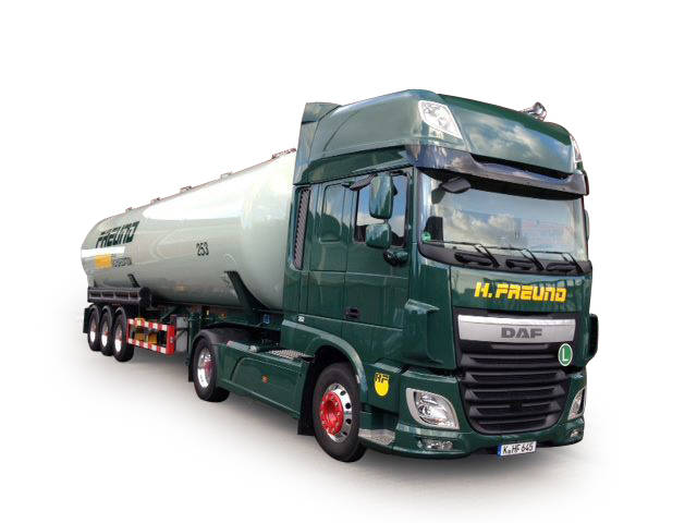 DAF Euro 6 XF Super Space Cab Silo-Sattelzug "Spedition Freund"