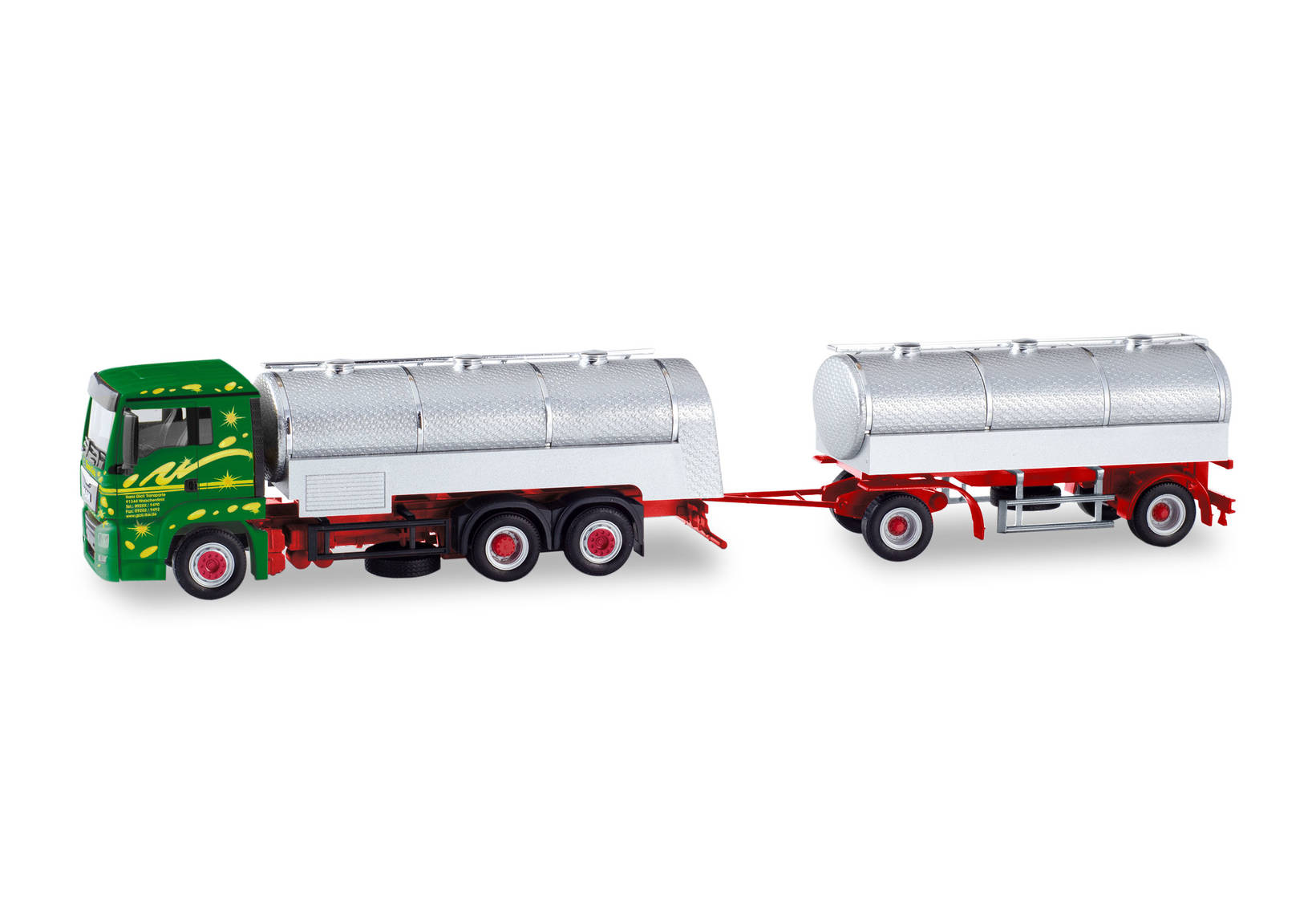 MAN TGS L Milchtank-Hängerzug "Hans Gick"