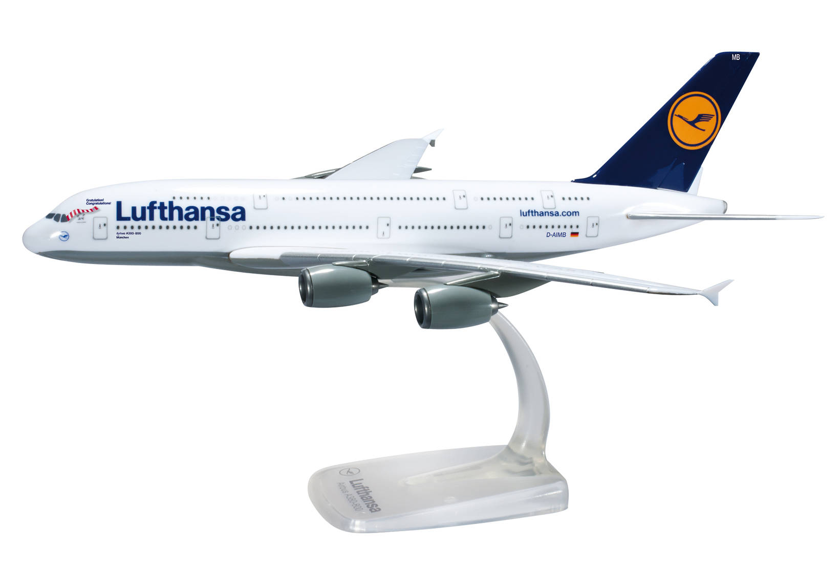 Lufthansa Airbus A380 "FC Bayern"