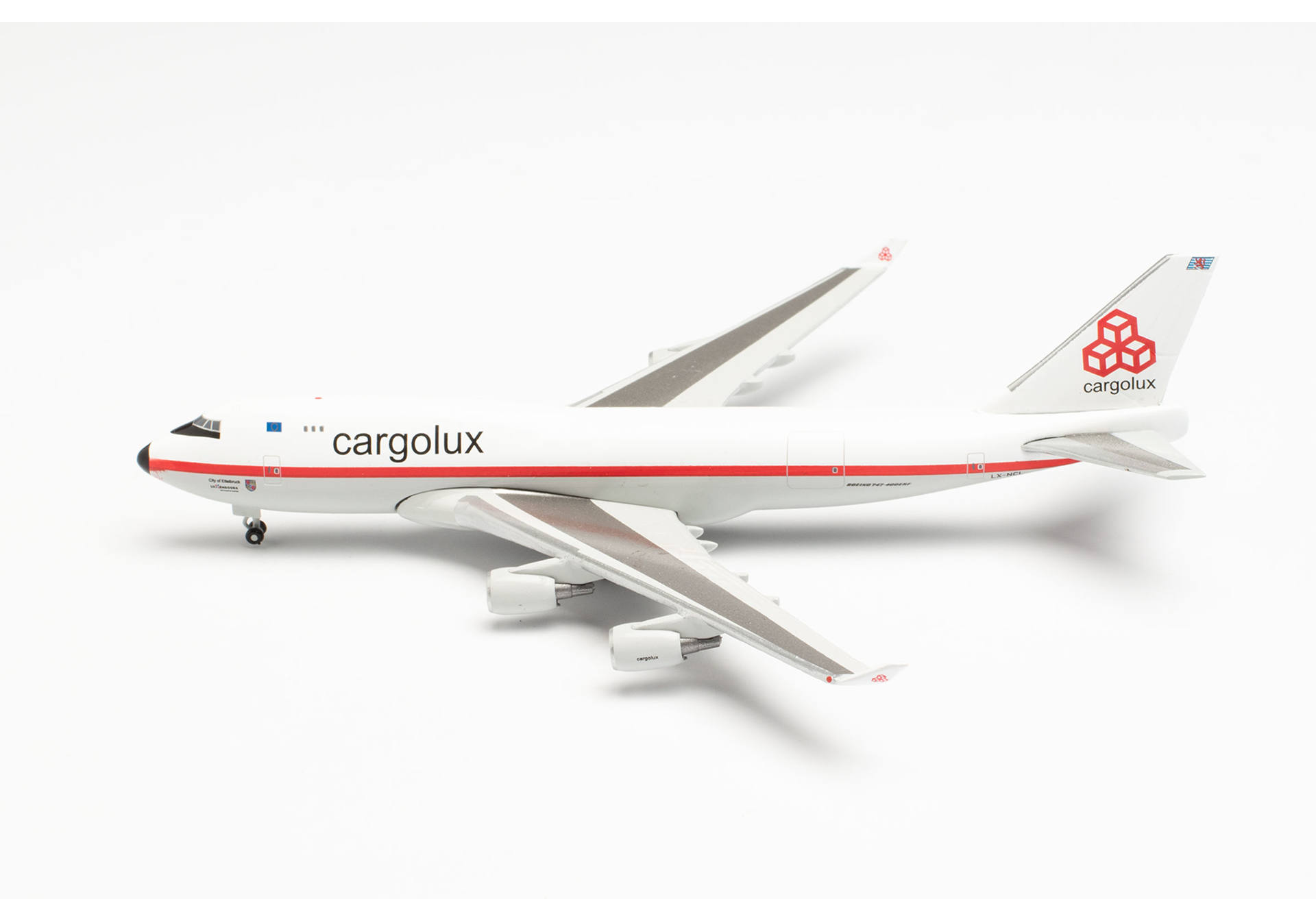 Cargolux Boeing 747-400ERF - 50th Anniversary Retro colors – LX-NCL „City of Ettelbruck“