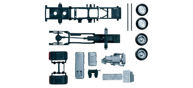 Mercedes-Benz Actros 2011 chassis for tractor, content: 2 pieces