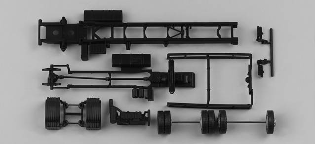 chassis for truck MAN TGA 2-axle (7,45m)Content: 2 pcs.