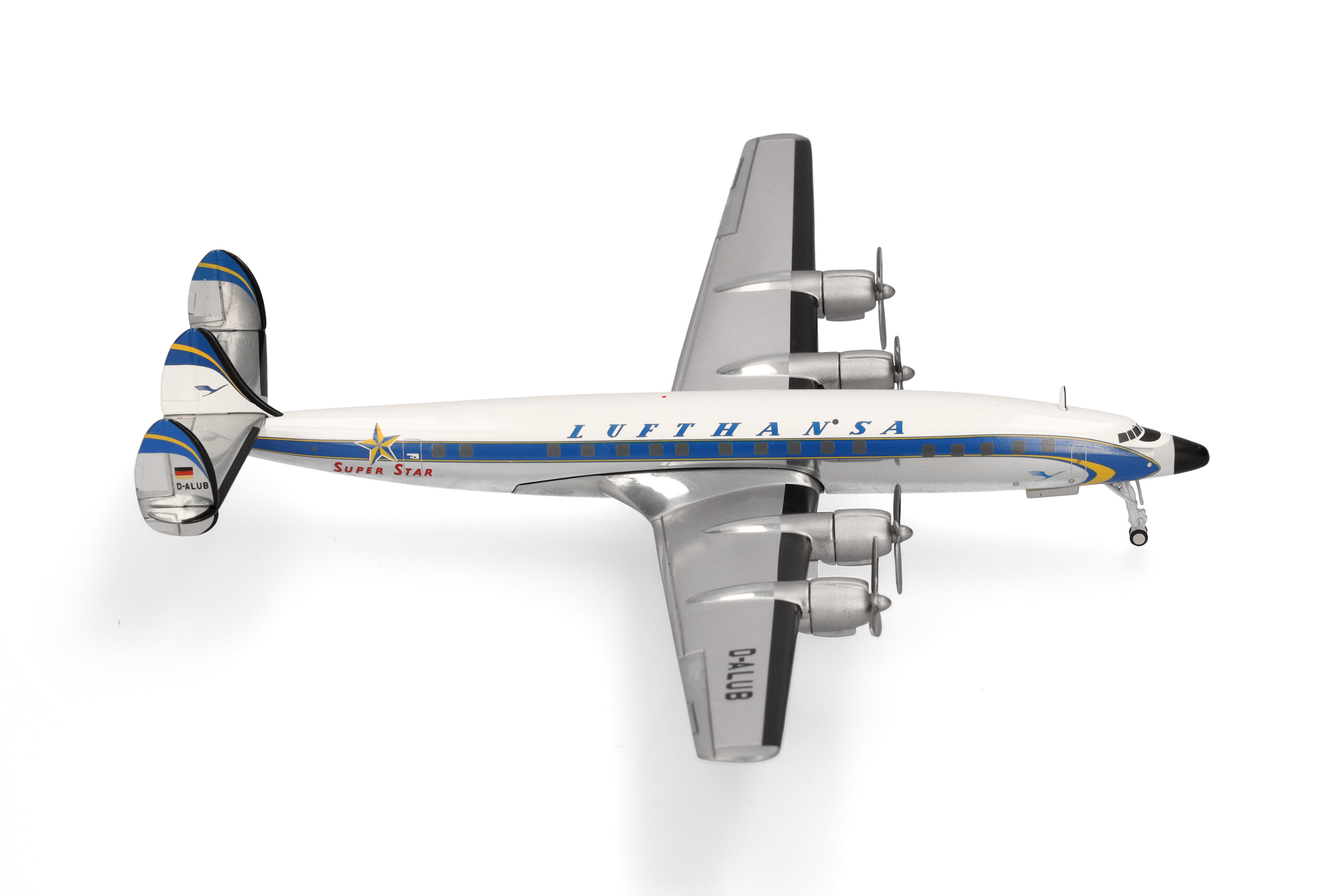 Lufthansa Lockheed L-1649A Super Star - delivery color scheme