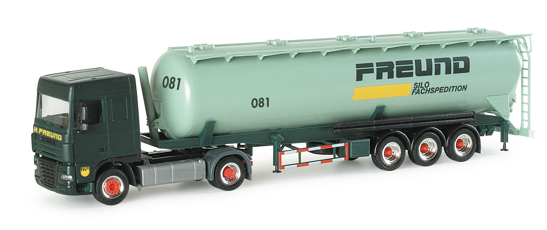 DAF XF 105 SC silo semitrailer 60m³ "Freund"