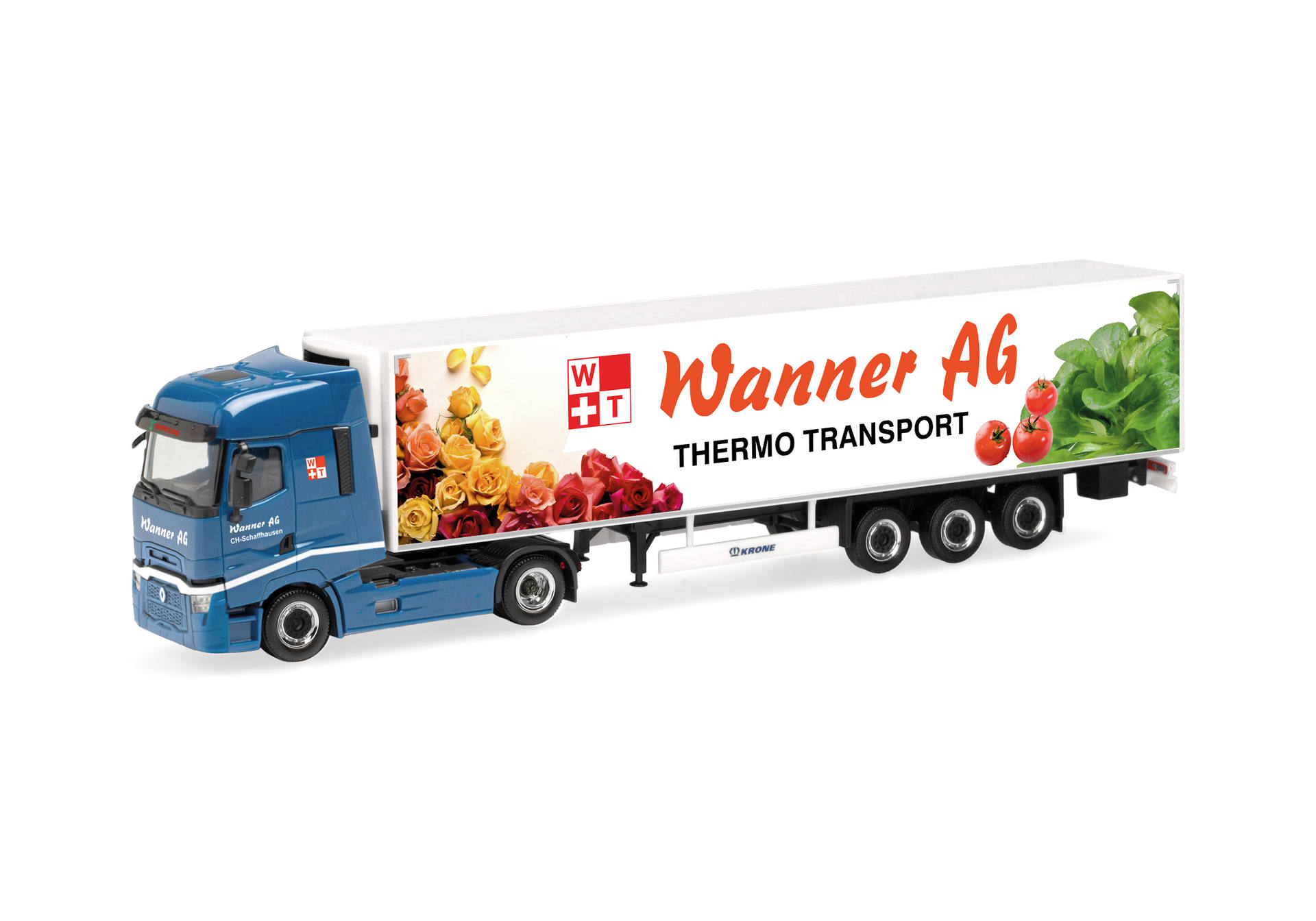 Renault T facelift Kühlkoffer-Sattelzug "Wanner AG"