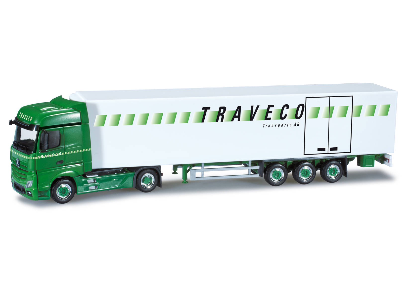Mercedes-Benz Actros Bigspace refrigerated box semitrailer "Traveco" (CH)