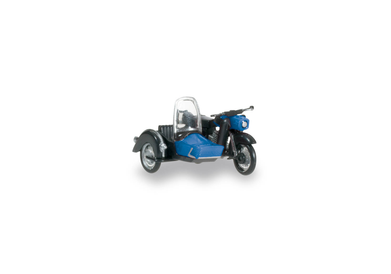 MZ 25 with matching sidecar, black / blue