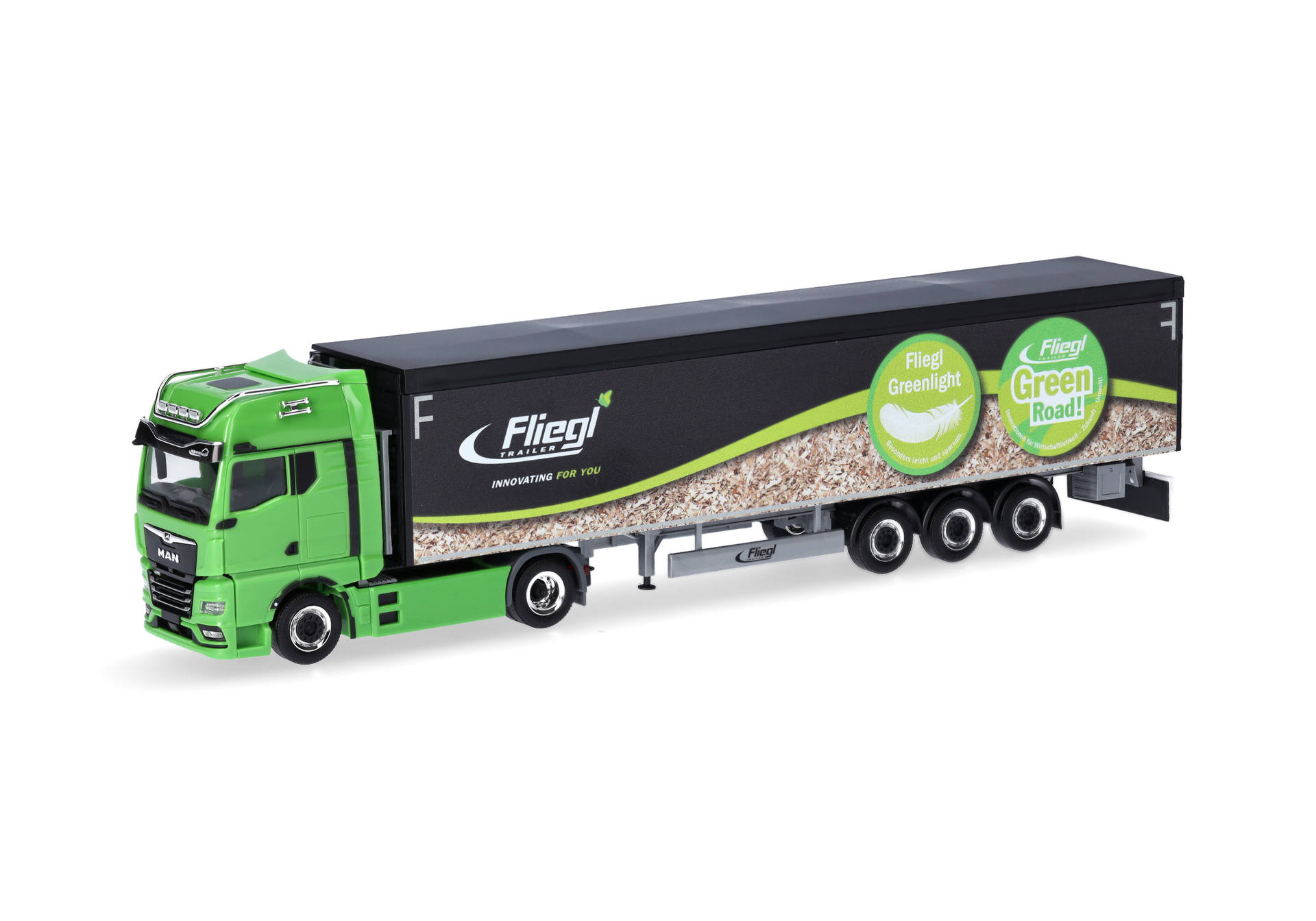 MAN eTGX walking-floor semitrailer "MAN Truck & bus SE/Fiegl"