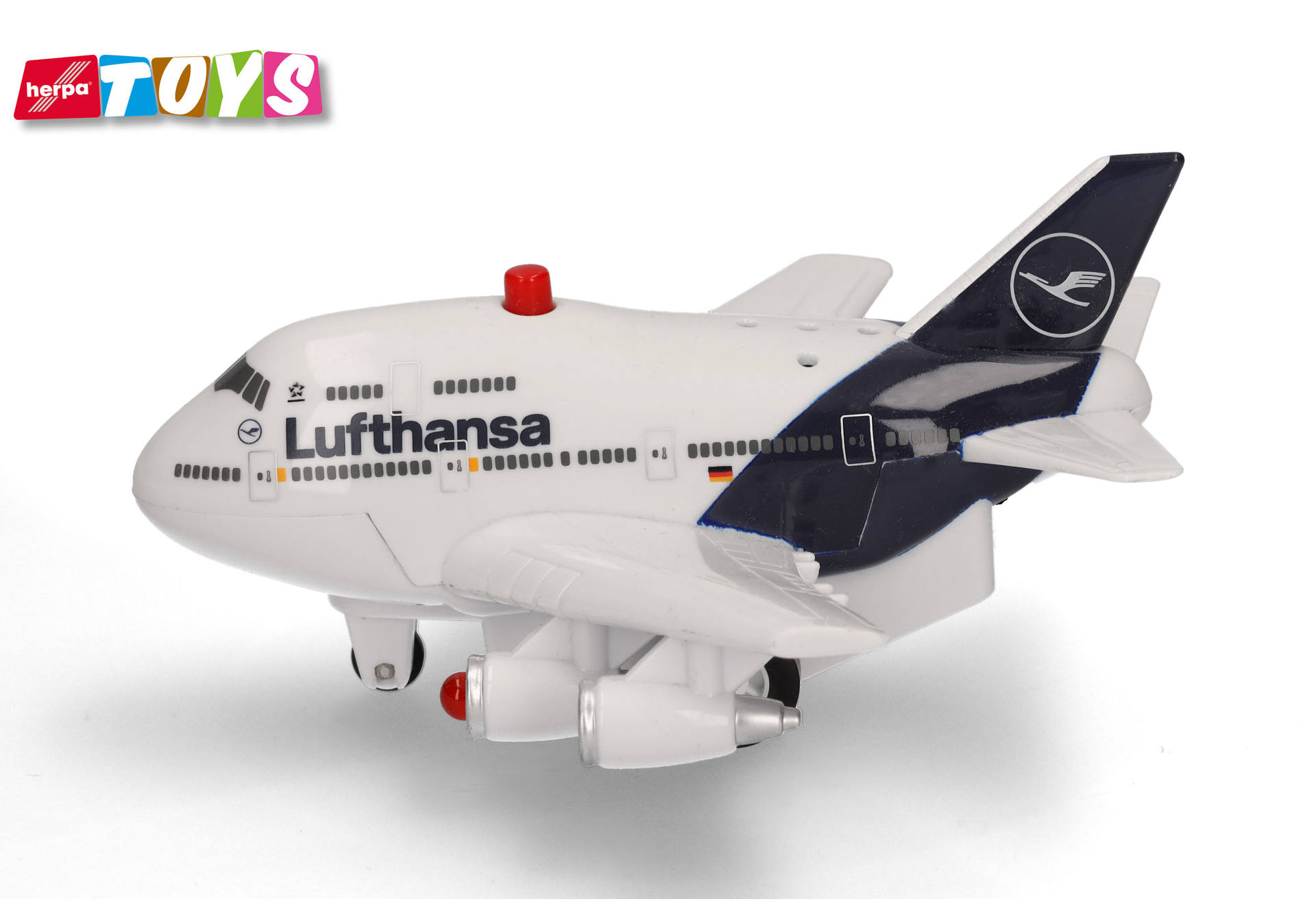 Herpa Toys: Lufthansa Pullback Aviation Toy
