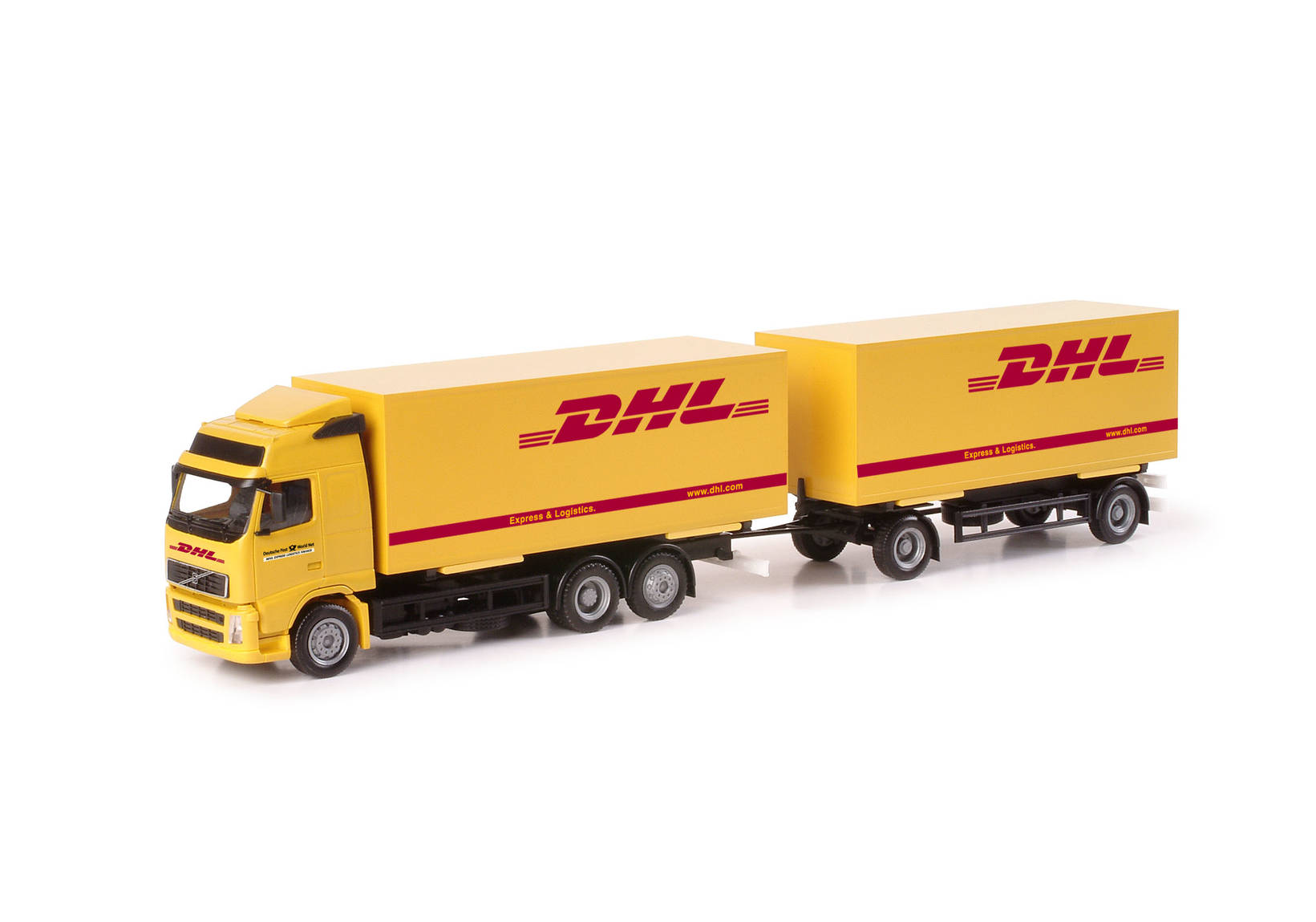 Volvo FH GL Wechselkoffer-Hängerzug "DHL"
