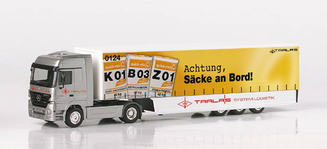 Mercedes-Benz Actros LH Safeliner semitrailer "Quikmix"