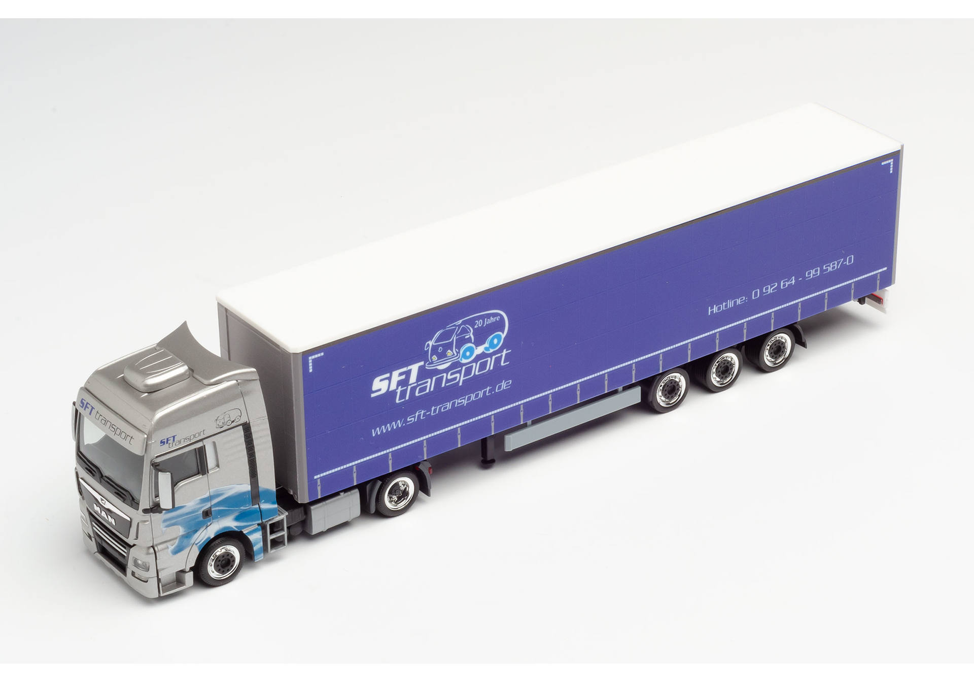 MAN TGX XXL Lowliner-Sattelzug "SFT Transporte"