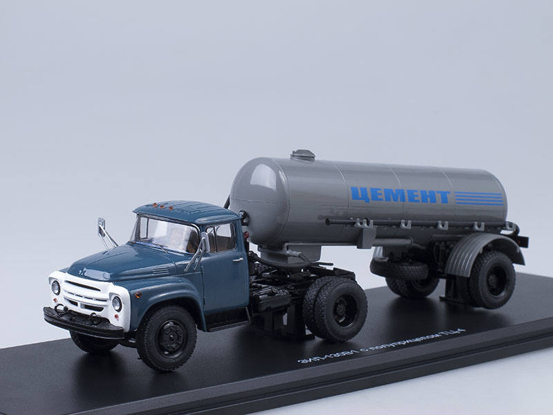 SSM: ZIL-130V1 with cement semitrailer TC-4