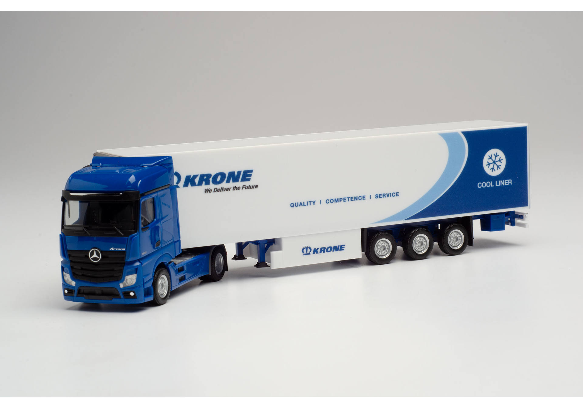 Mercedes-Benz Actros Bigspace refrigerator box semitrailer truck "Krone"