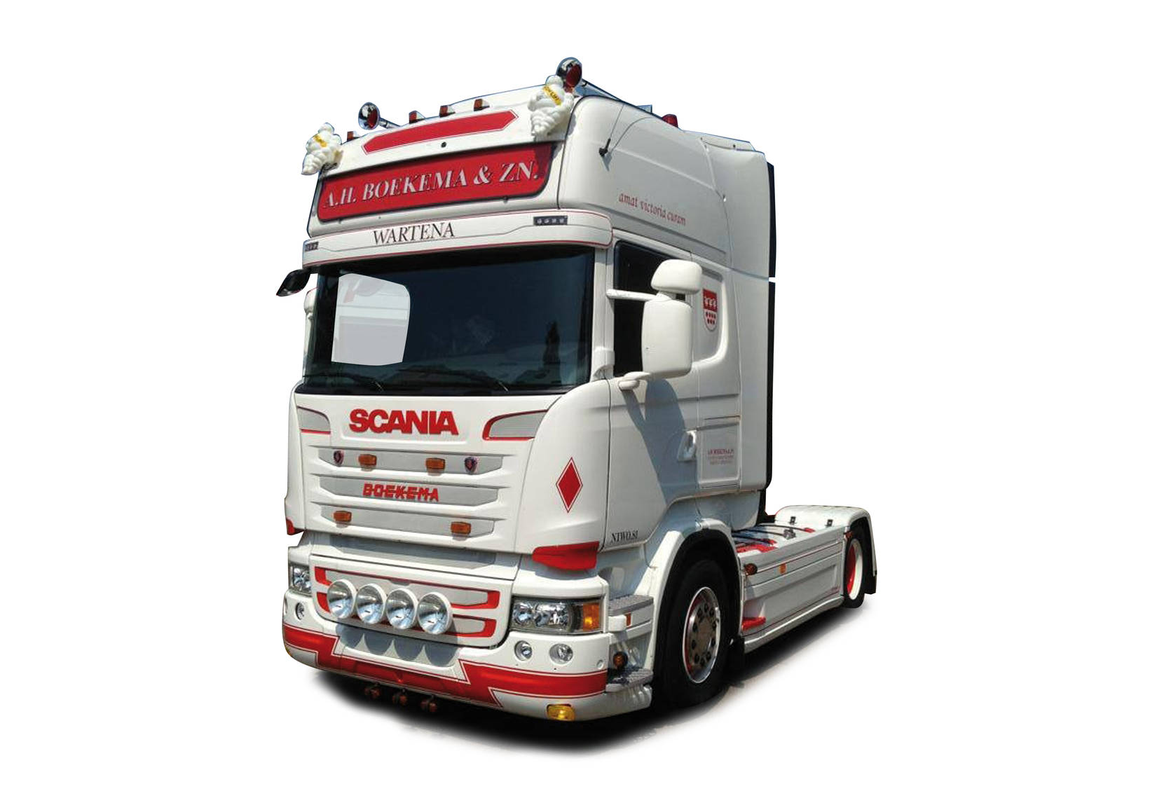 Scania R TL Streamline refrigerated box semitrailer "Boekema"
