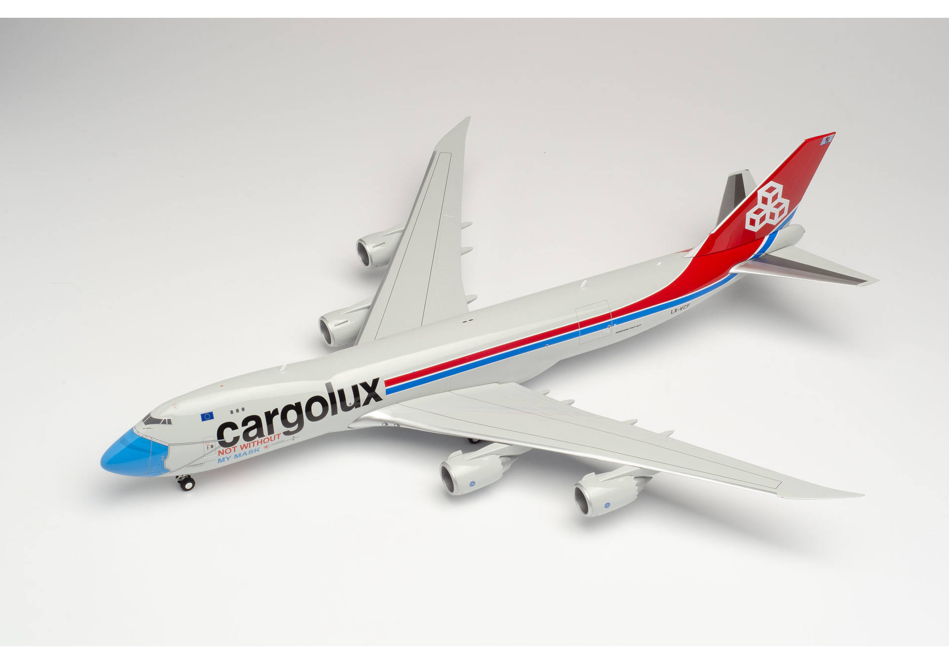Cargolux Boeing 747-8F “Not Without My Mask” – LX-VCF