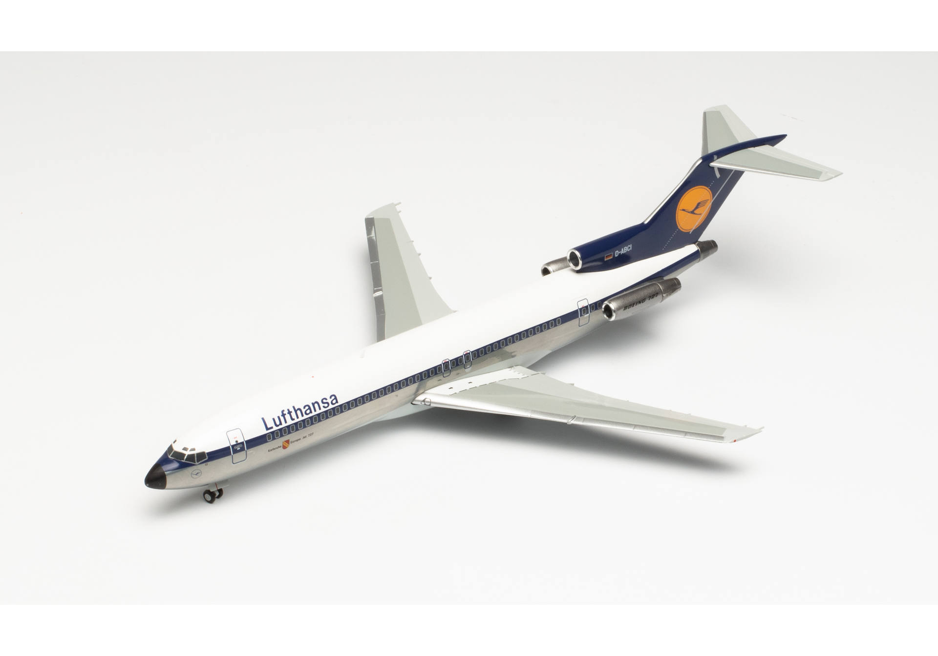 Lufthansa Boeing 727-200 - 50th Anniversary of 727-200 introduction at Lufthansa – D-ABCI “Karlsruhe“