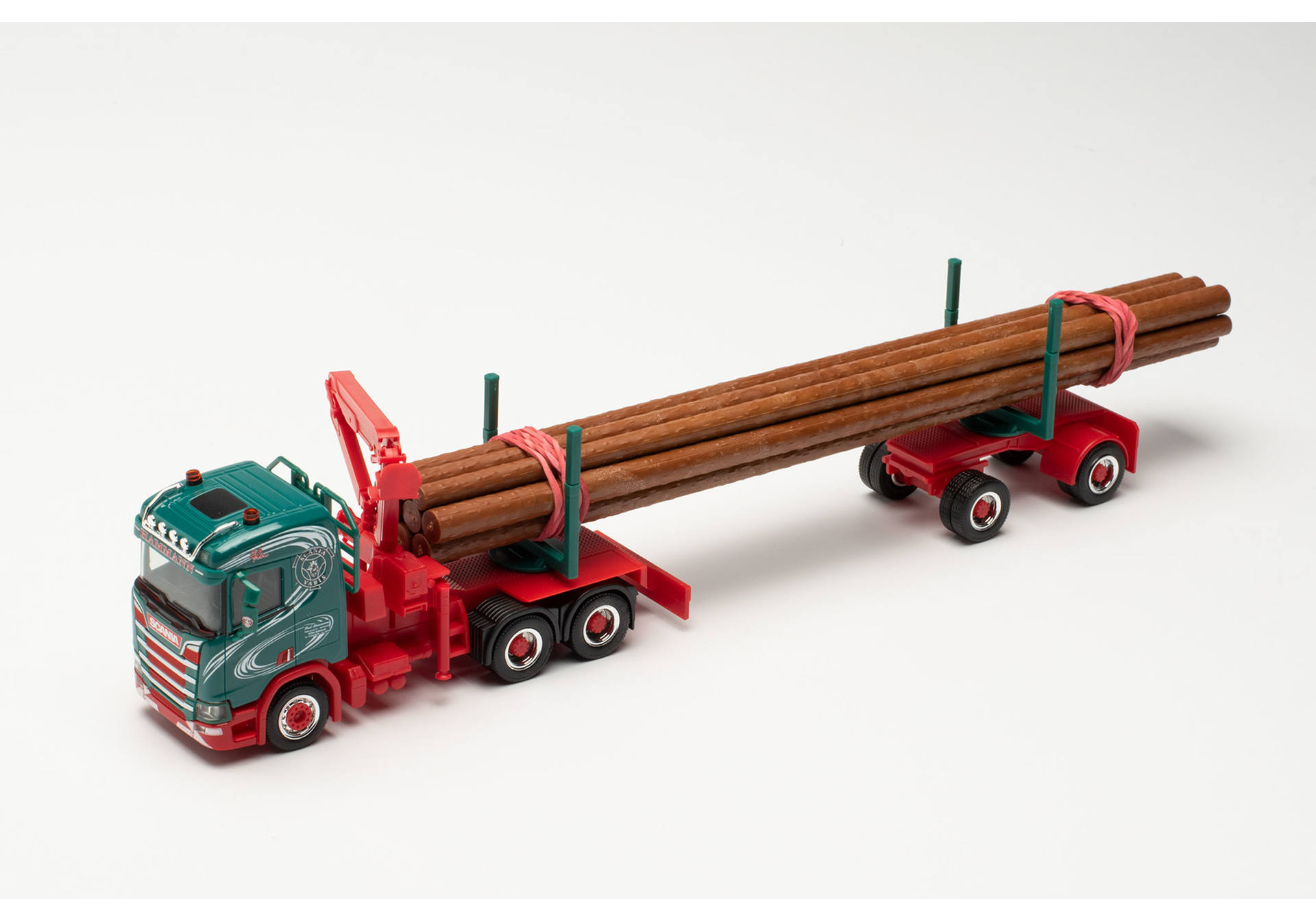 Scania CR 20 ND Langholztransporter-Sattelzug / timber truck „Hammann Transporte“