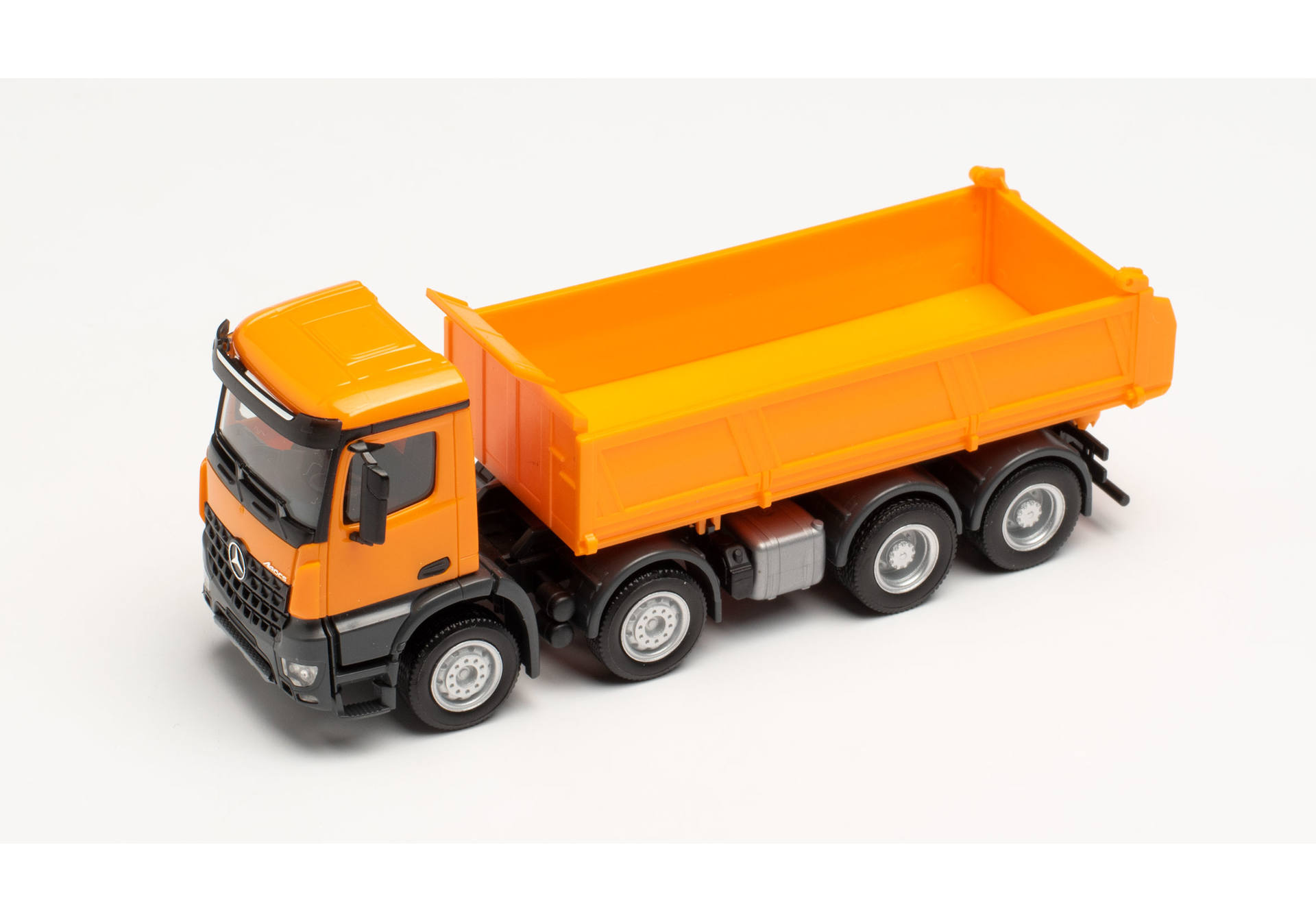 Mercedes-Benz Arocs S 4-axle Meiller dump truck, municipal orange