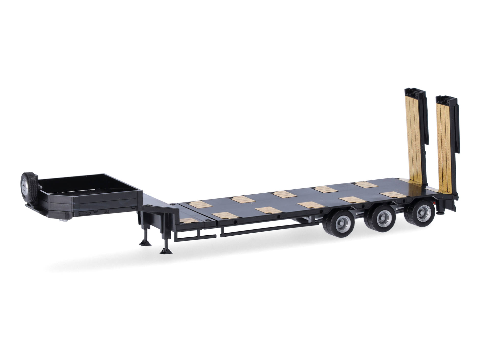 Goldhofer low boy trailer 3axles, black