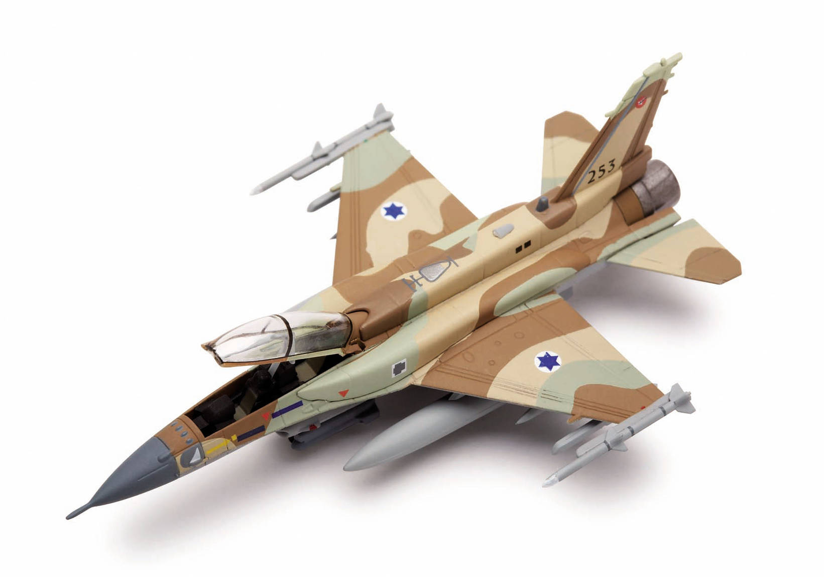 Israeli Defense Force 253 Sqd "Negev" Lockheed F-16I "Sufa" (Cockpit open)