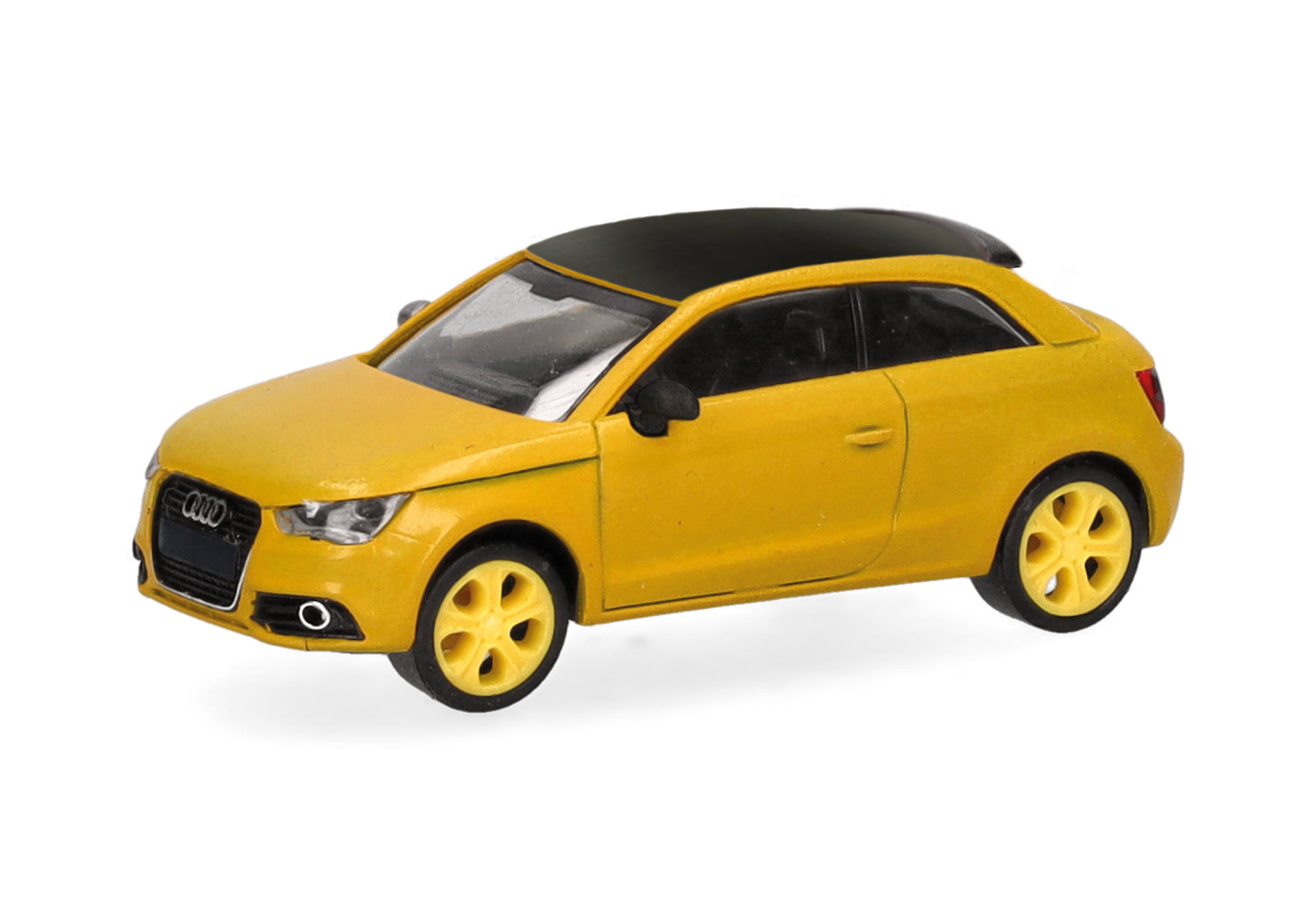 Audi S1, vegas gelb/schwarzes Dach