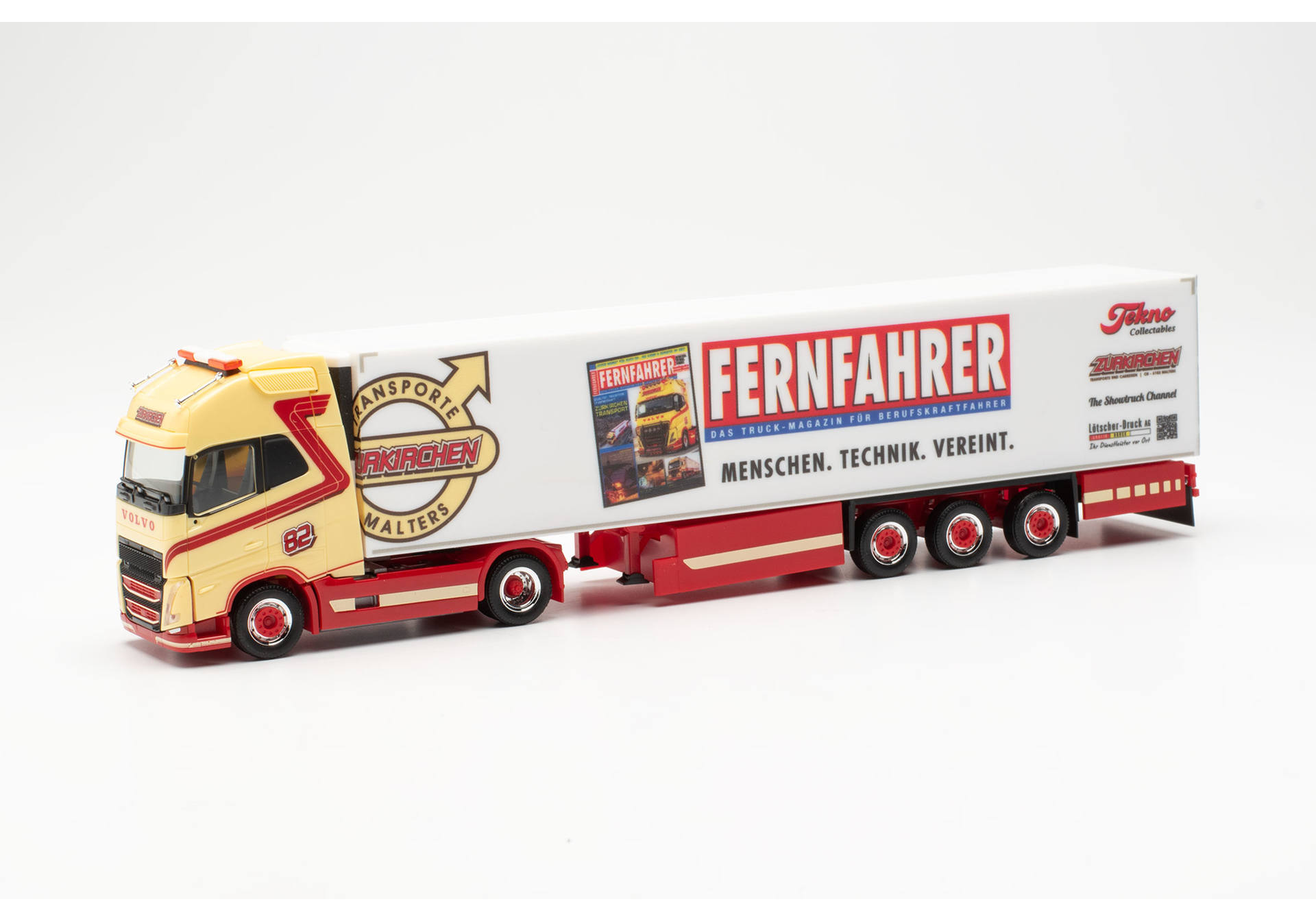 Volvo FH GL XL 2020 refrigerated box semitrailer "Zurkirchen/Fernfahrer" (Swiss)