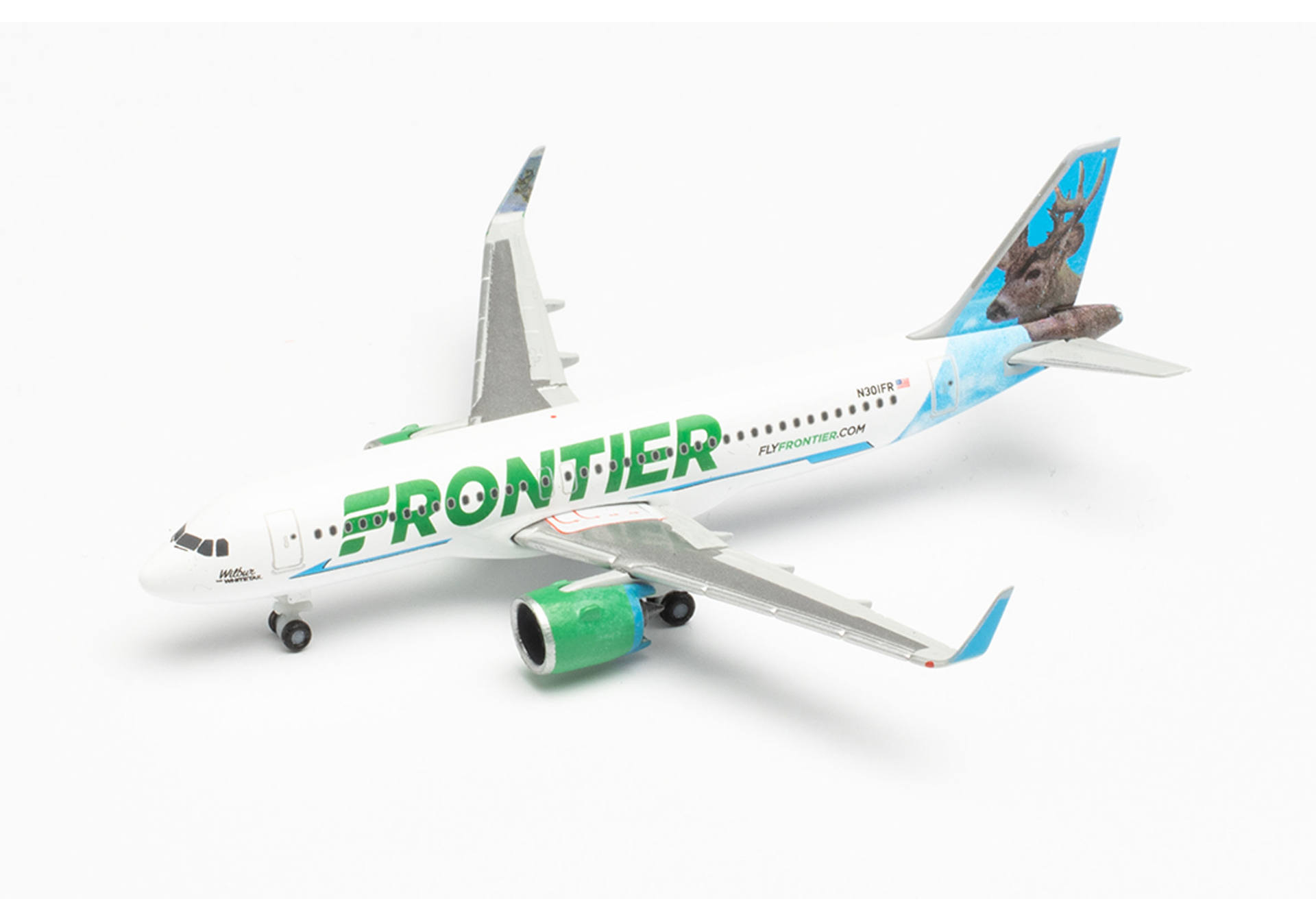 Frontier Airlines Airbus A320neo - N301FR „Wilbur the Whitetail“