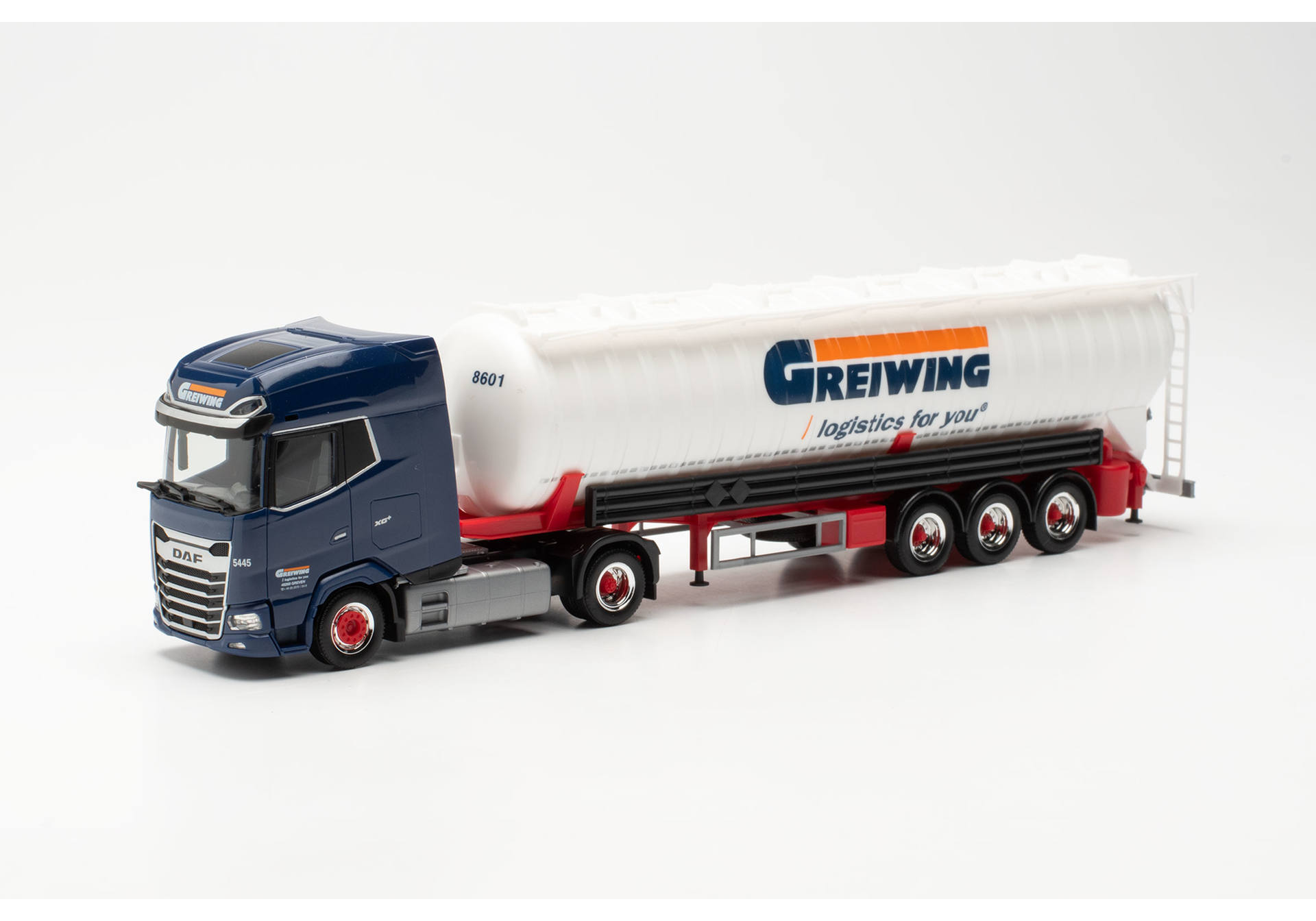 DAF XG+ vacuum silo semitrailer 60m³ "Greiwing"