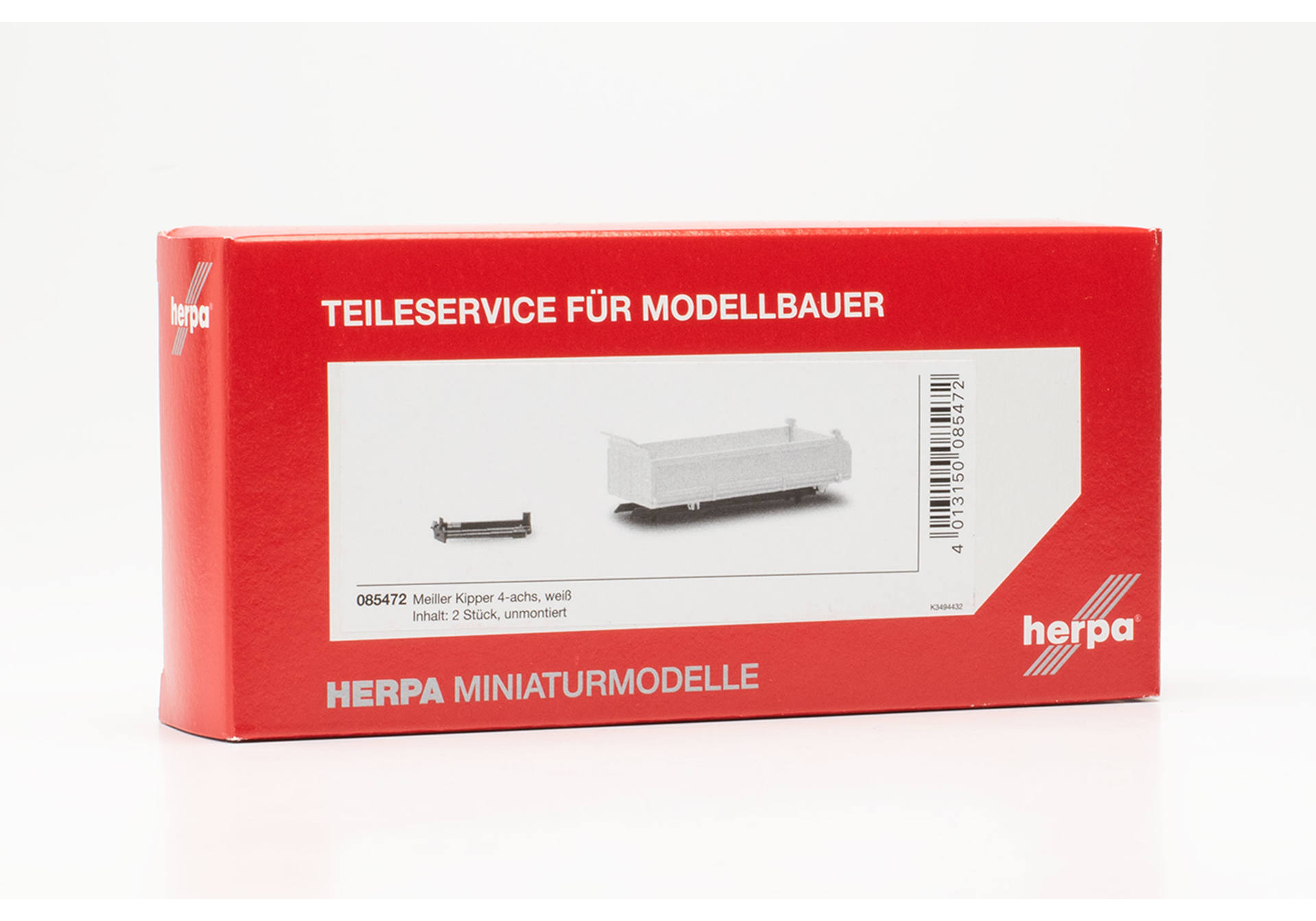 Teileservice Meiller Kippmulde für 4-achs Kipper, weiß (2 Stück)