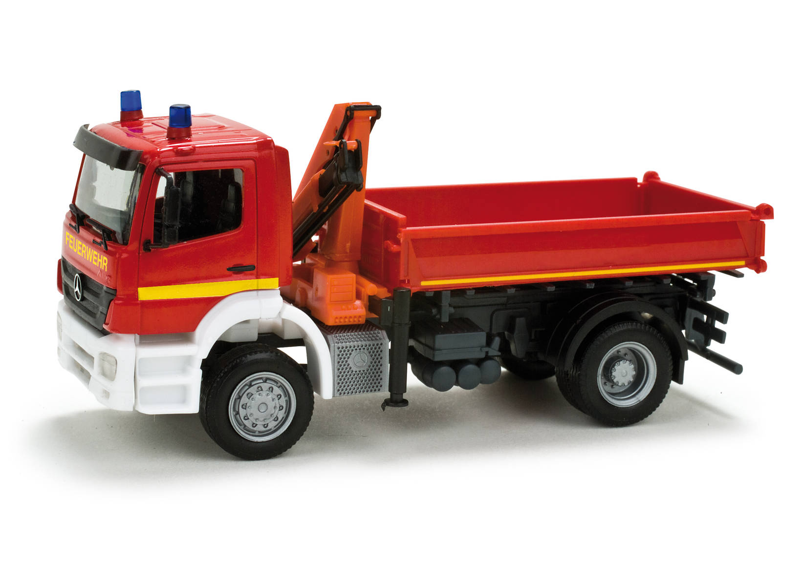 Mercedes-Benz Axor Allrad-Kipper mit Ladekran "Feuerwehr"