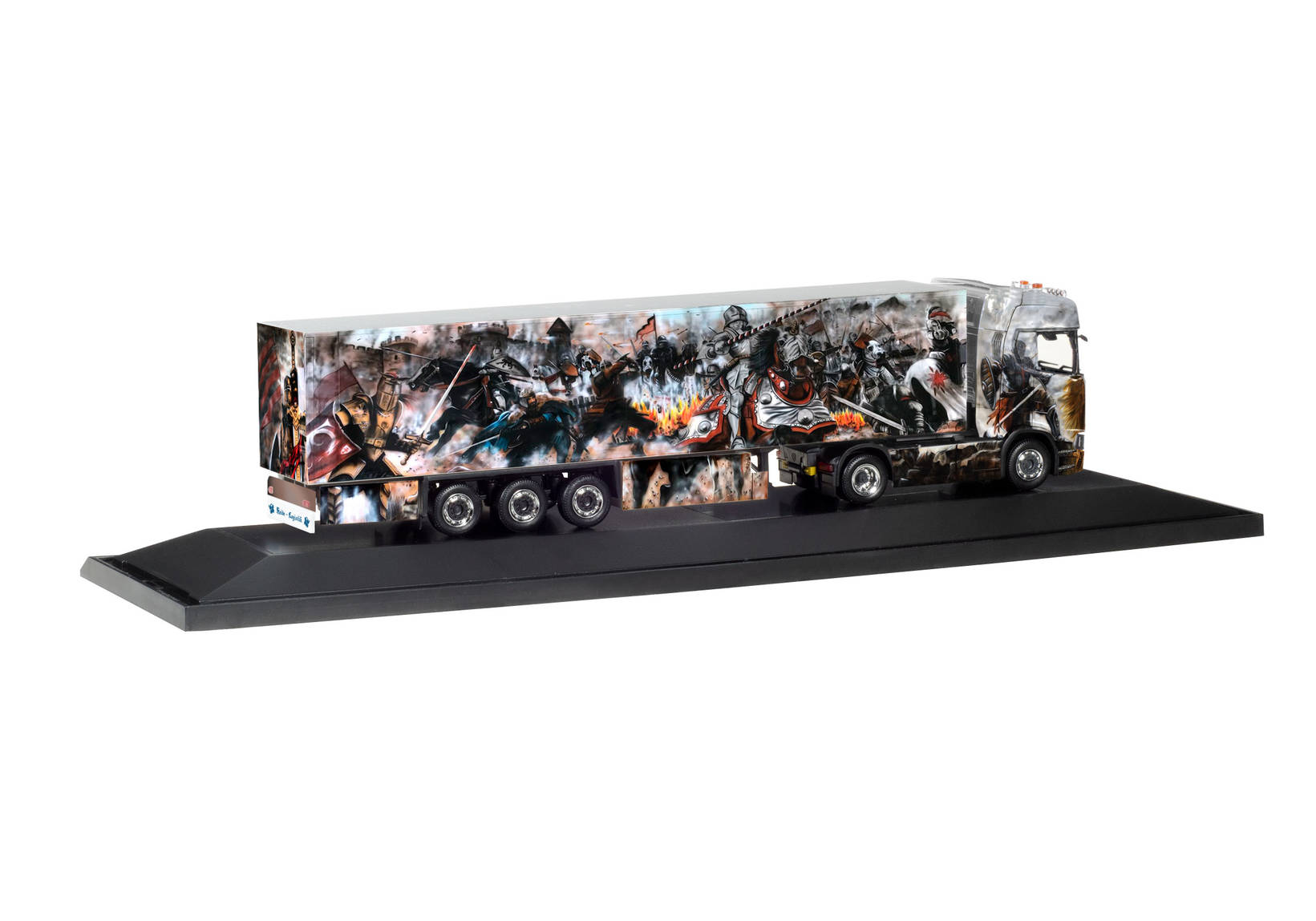 Scania CS 20 Hochdach Kühlkoffer-Sattelzug "Heide Logistik / Lionheart"