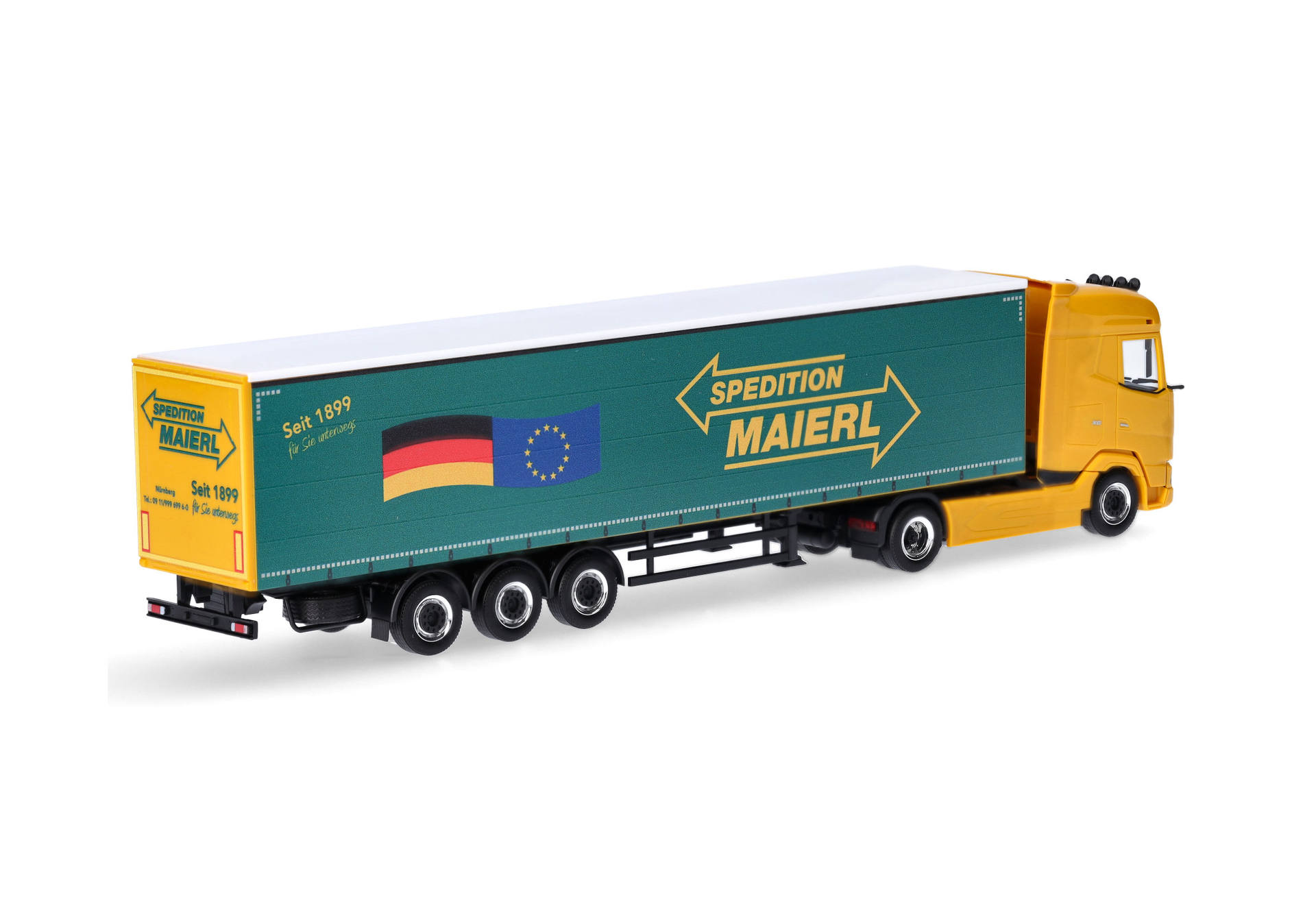 DAF XG curtain canvas semitrailer truck „Spedition Maierl GmbH”