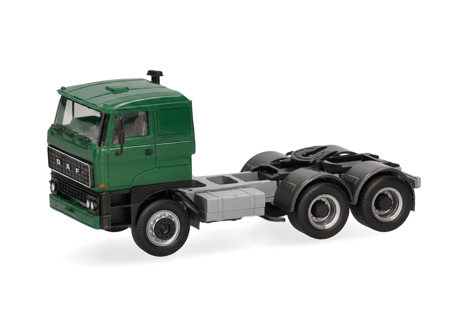 truck, tractor, semi-truck, green, model vehicle