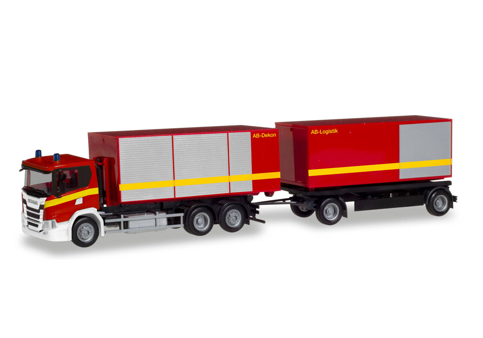 Scania CG 17 Abrollcontainer-Hängerzug "Feuerwehr"