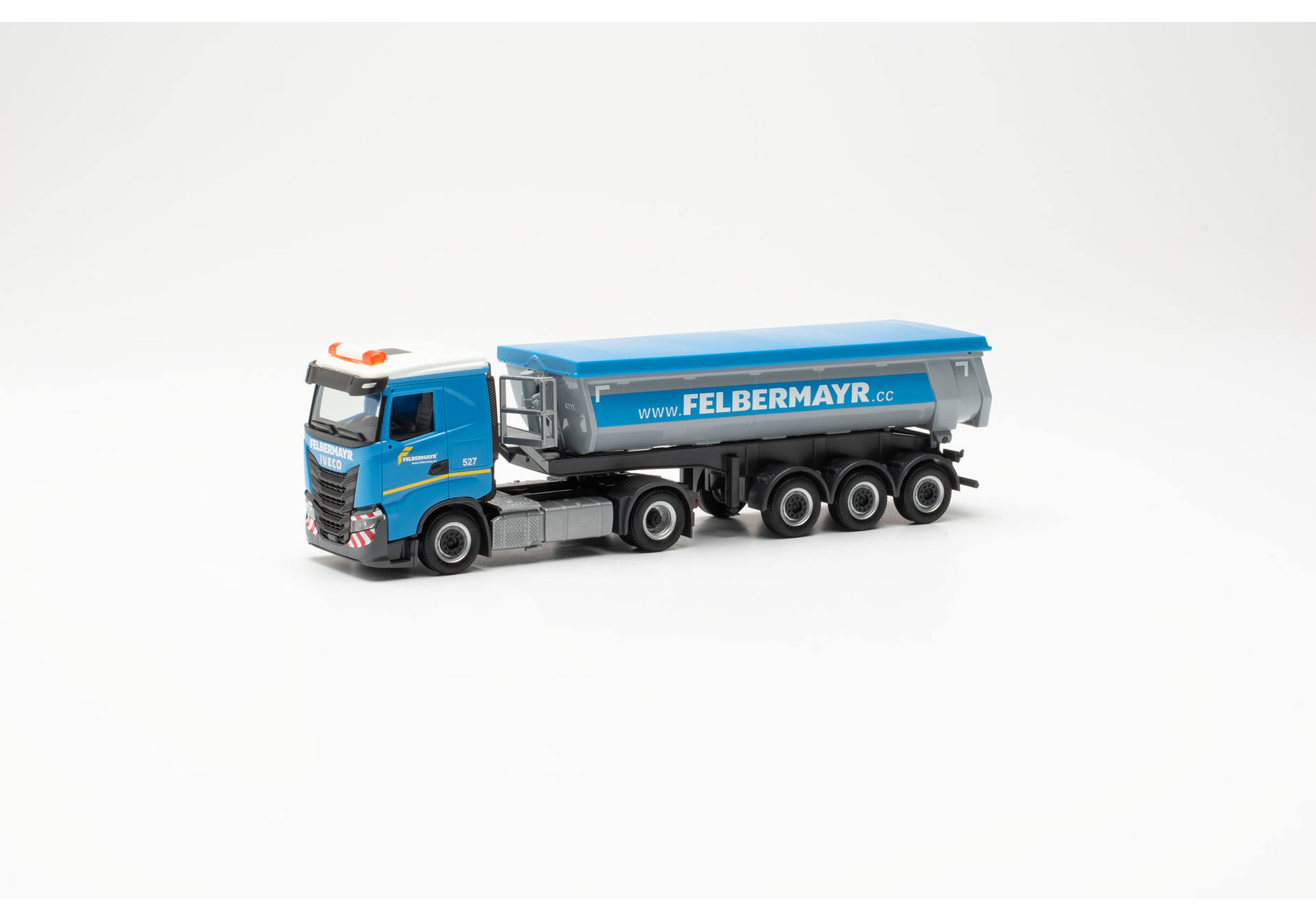 Iveco S-Way ND dump semitrailer truck "Felbermayr" (Austria/Wels)