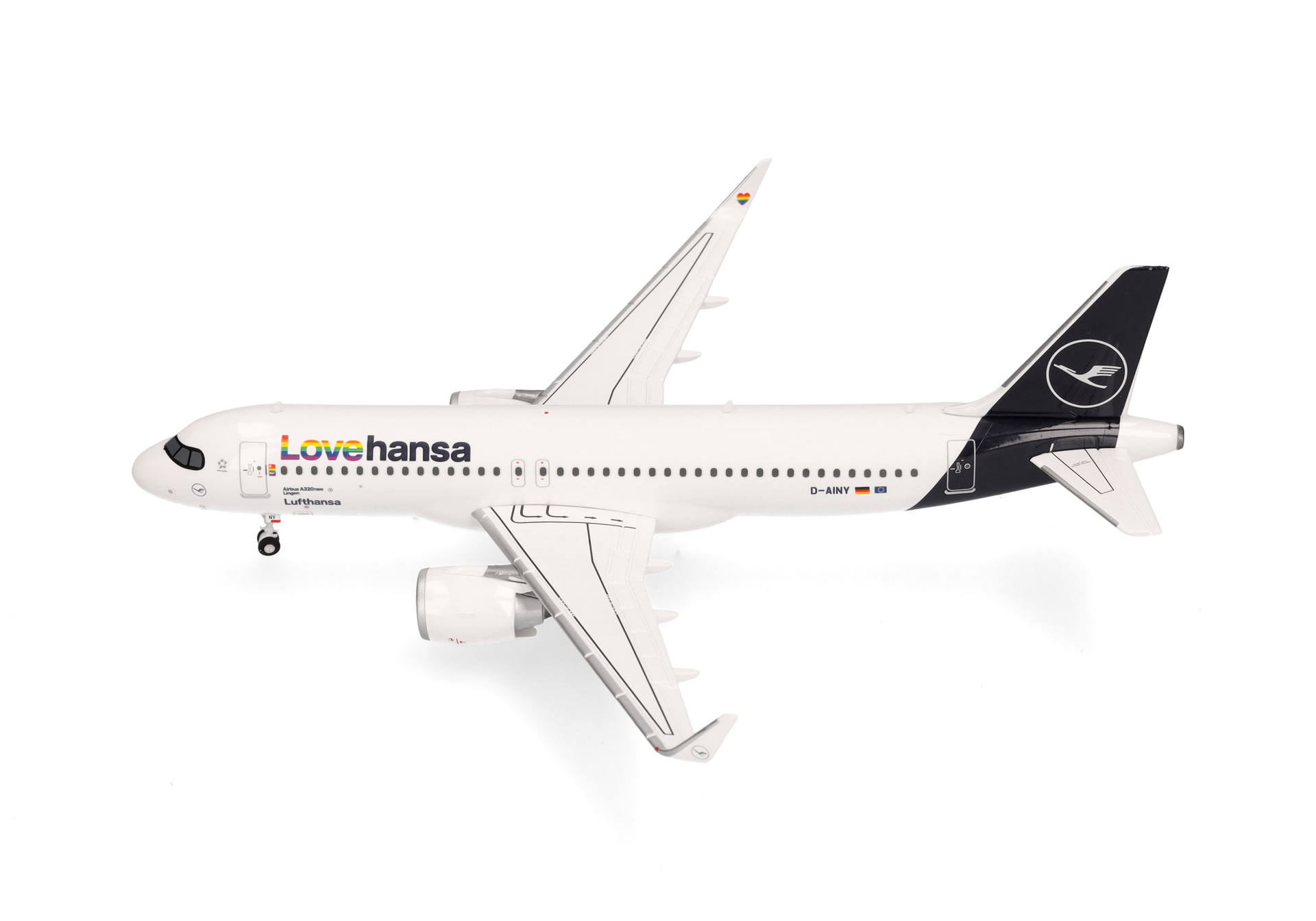 Lufthansa Airbus A320neo "Lovehansa" – D-AINY "Lingen"