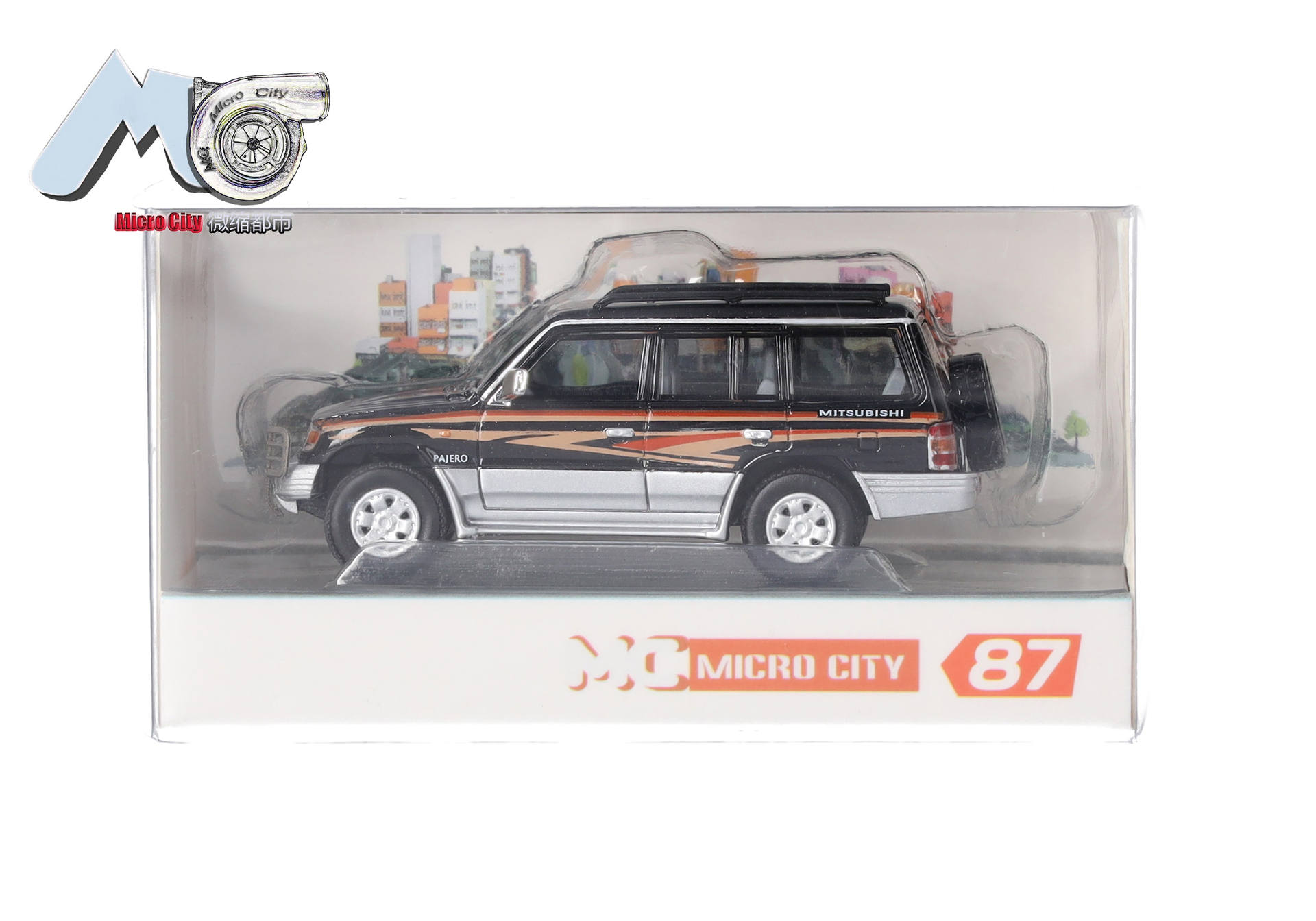 MicroCity: Mitsubishi Pajero, black
