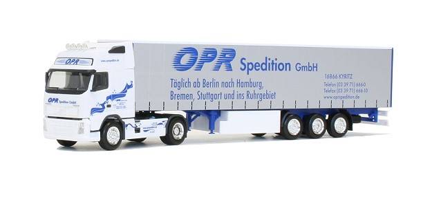 Volvo XL curtain canvas semitrailer "OPR"