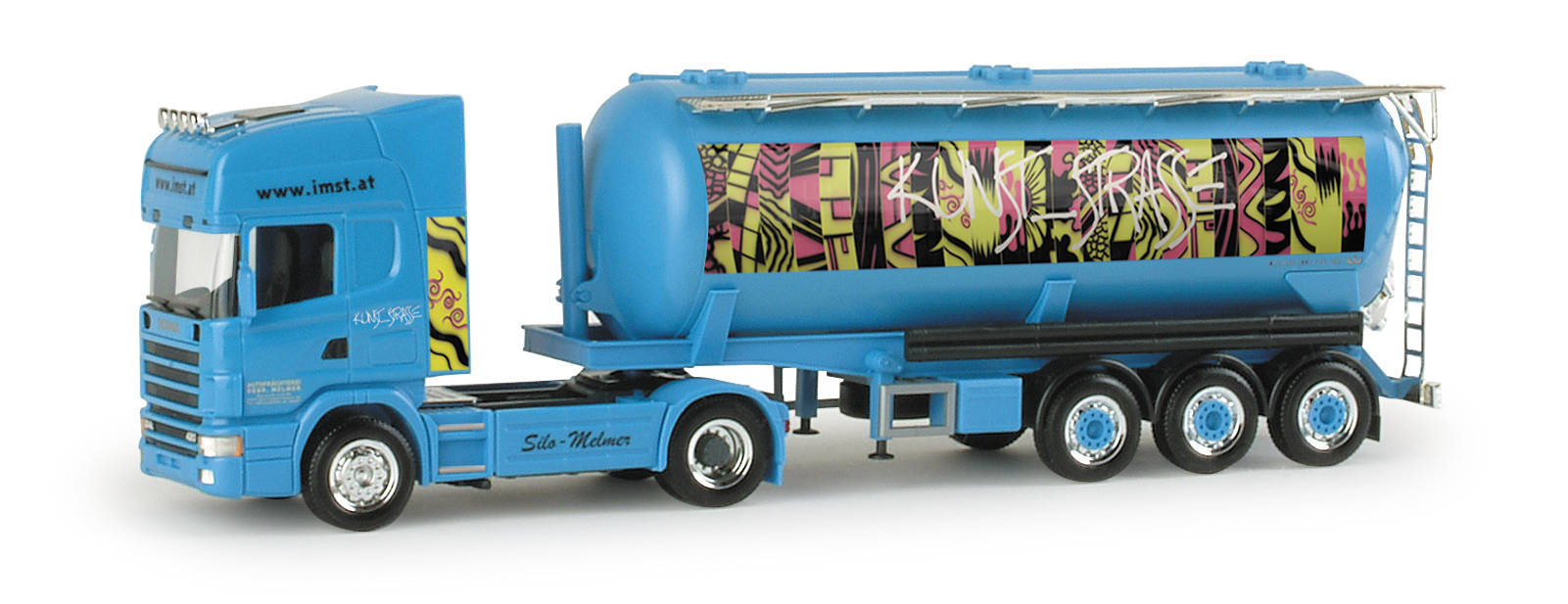Scania 4er TL silo semitrailer "Melmer Kunststraße" (A)