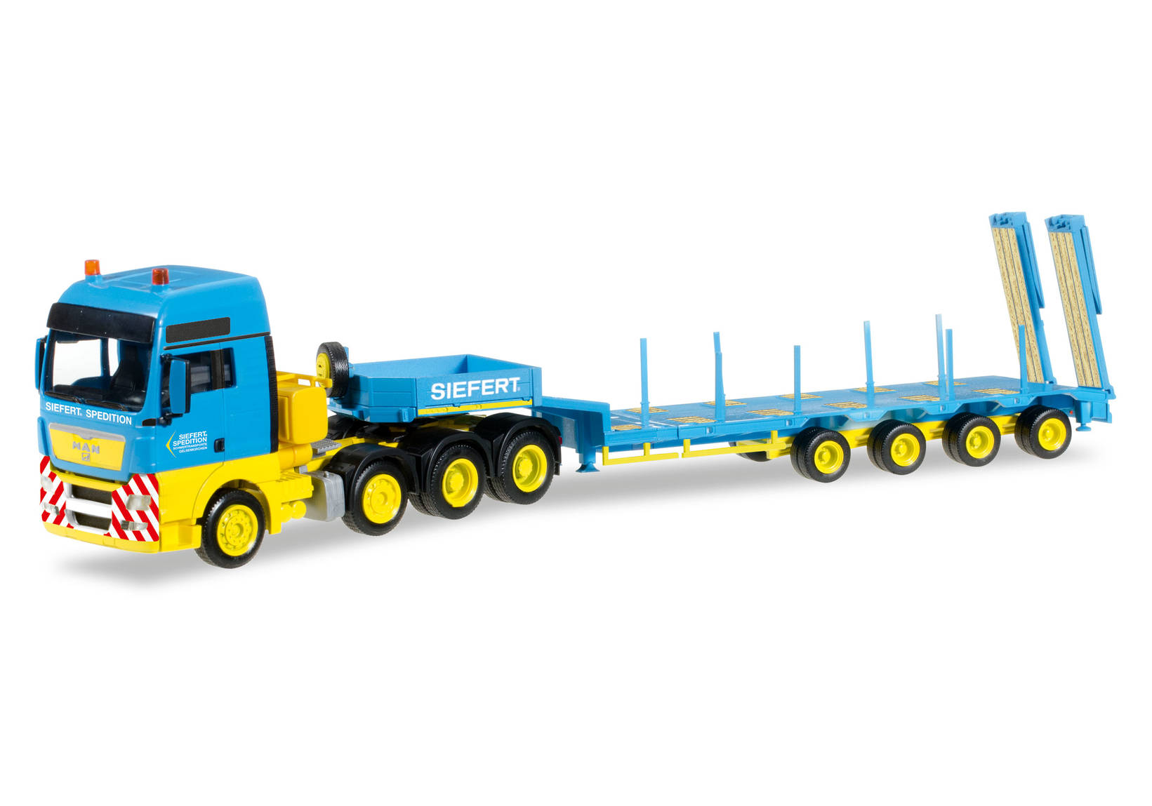 MAN TGX XXL 540 low boy semitrailer "Siefert Spedition"