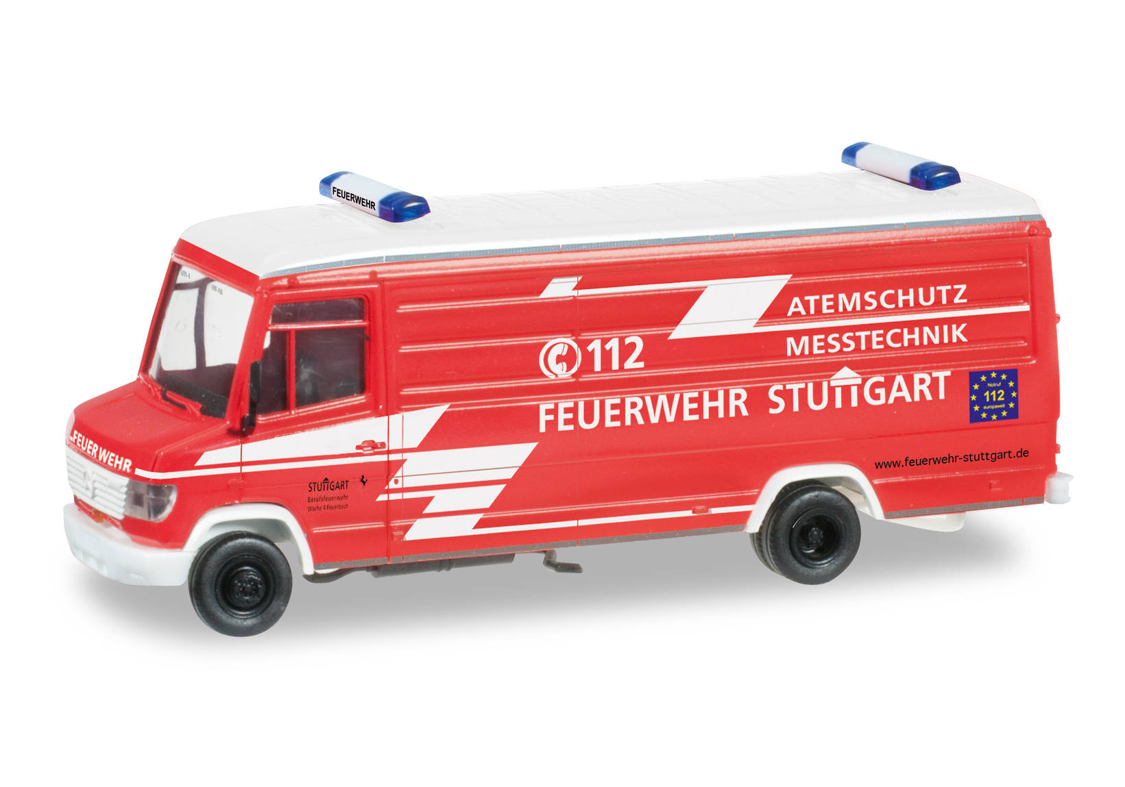 Mercedes-Benz Vario box truck measurementinstrumentation "Stuttgart fire department"